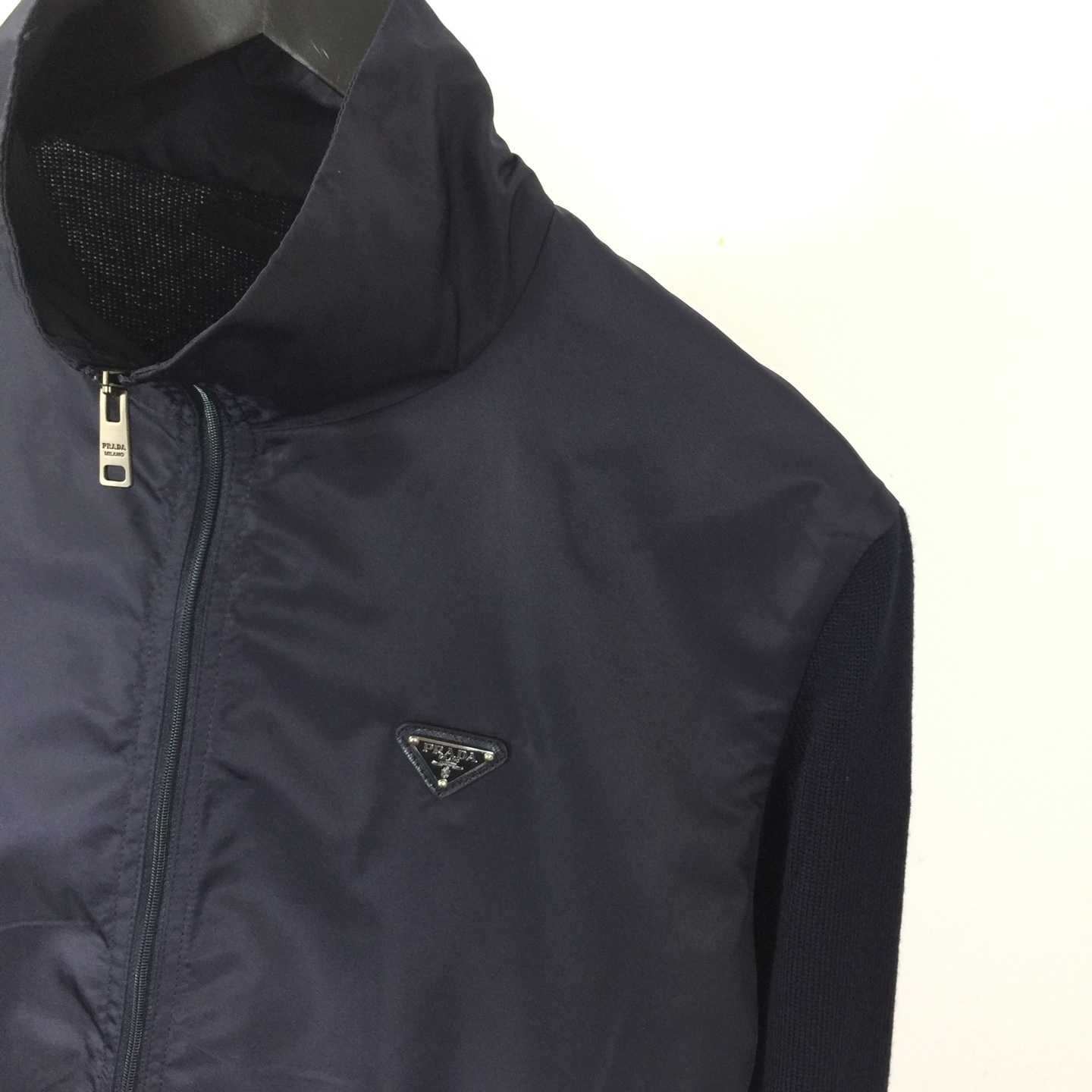 Prada Superfine Wool Zipper Cardigan - DopestKickz