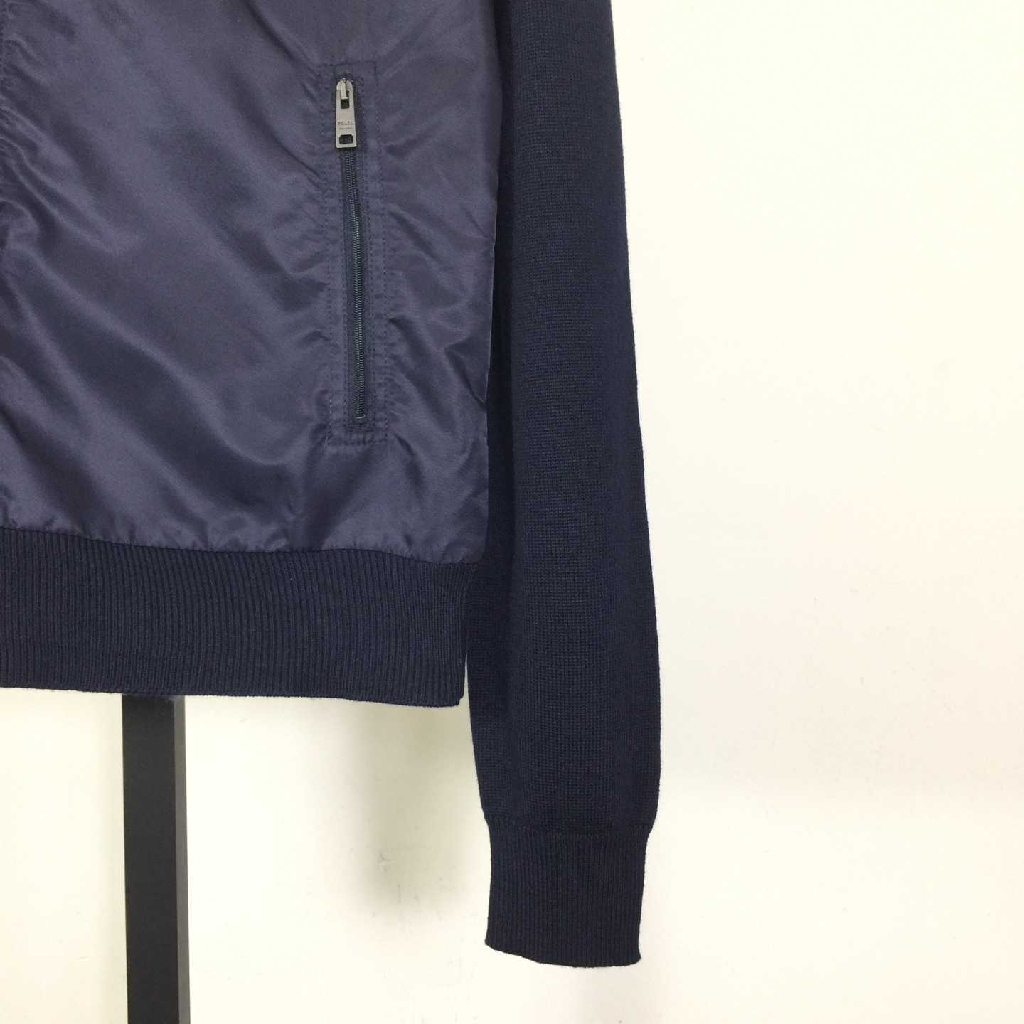 Prada Superfine Wool Zipper Cardigan - DopestKickz