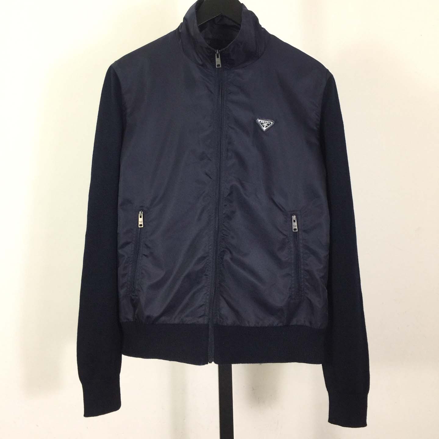 Prada Superfine Wool Zipper Cardigan - DopestKickz