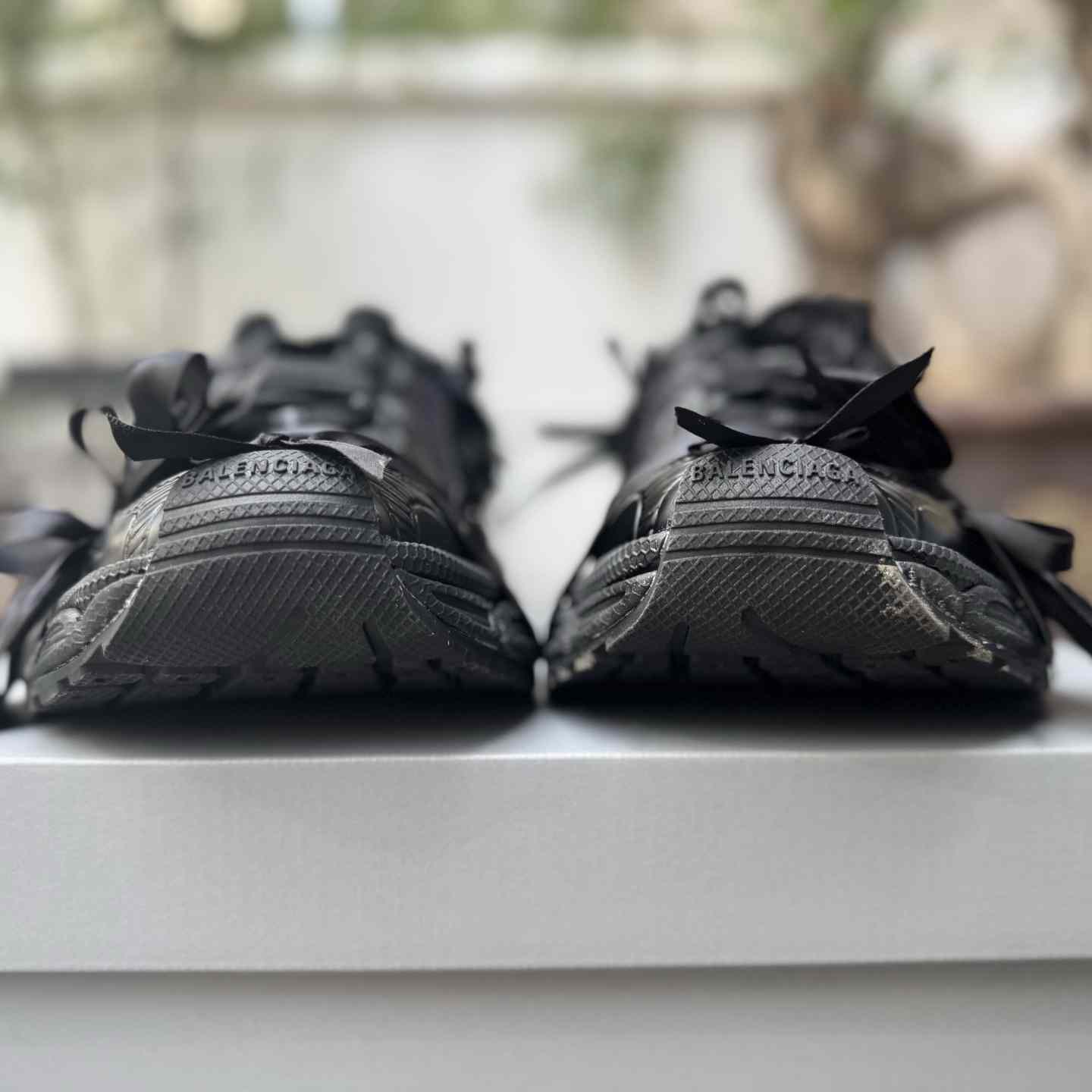 Balenciaga 3XL Mule “Black” Distressed Closed-Toe Half Slip-On Sneaker  - DopestKickz