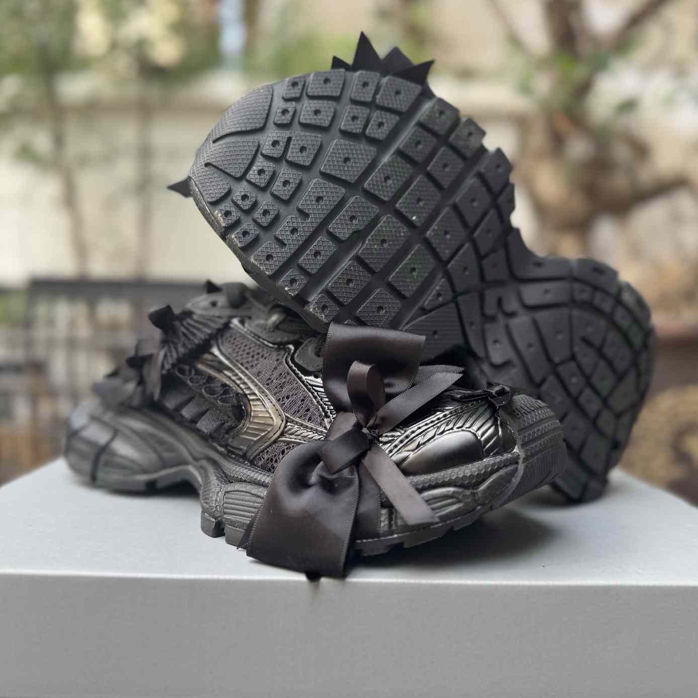 Balenciaga 3XL Mule “Black” Distressed Closed-Toe Half Slip-On Sneaker  - DopestKickz