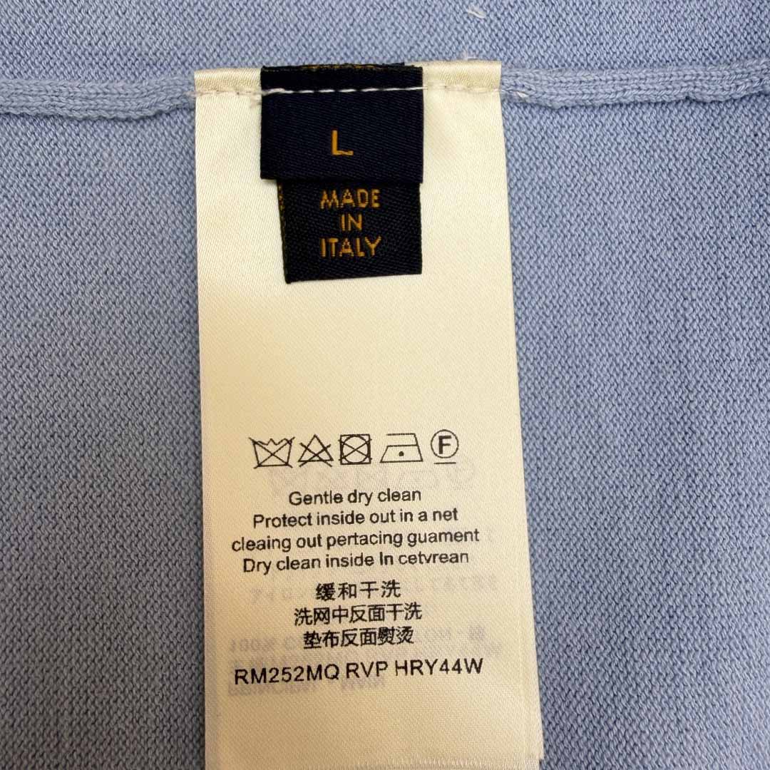 Louis Vuitton Silk-Cotton Short-Sleeved Crewneck   1AIJYL - DopestKickz