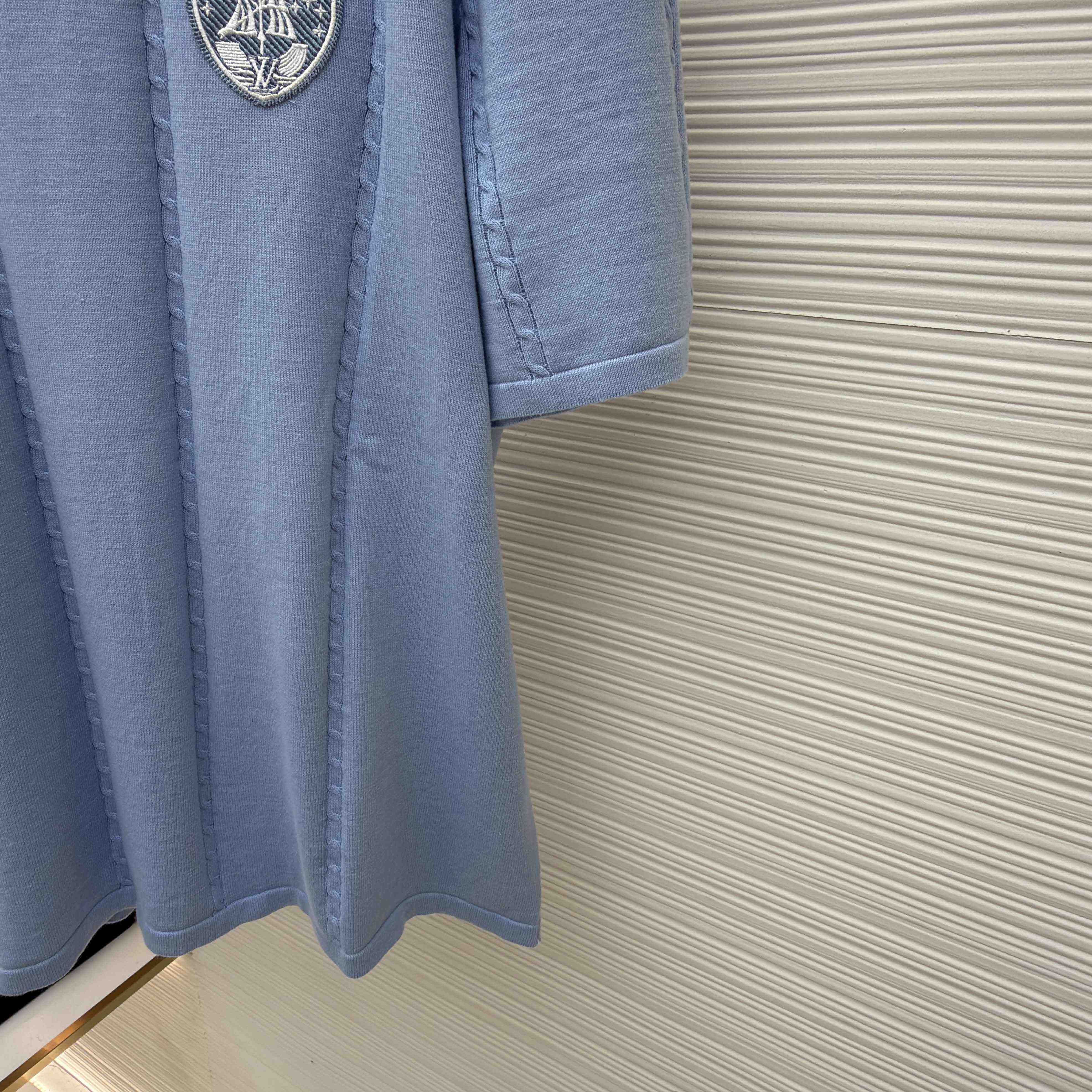 Louis Vuitton Silk-Cotton Short-Sleeved Crewneck   1AIJYL - DopestKickz