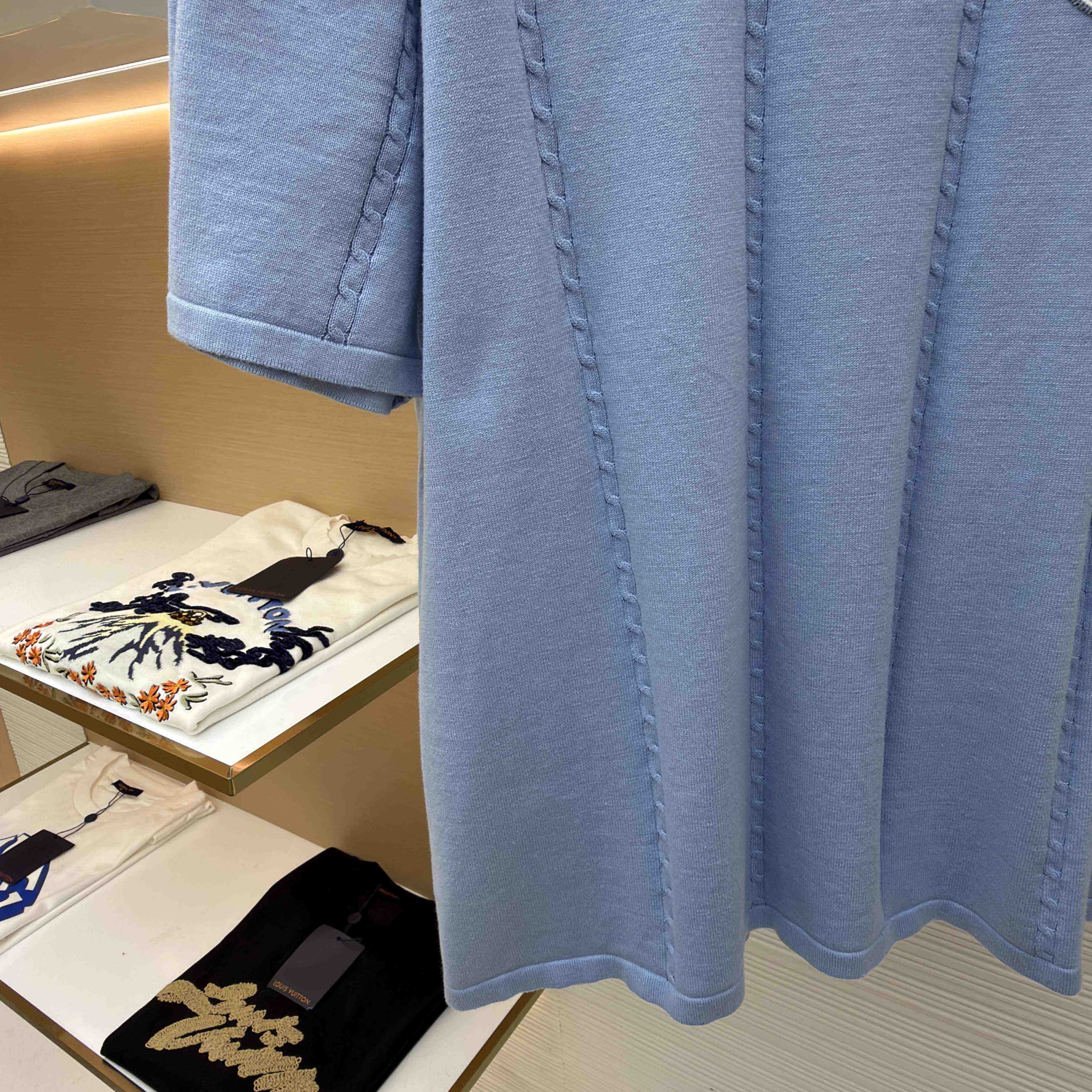 Louis Vuitton Silk-Cotton Short-Sleeved Crewneck   1AIJYL - DopestKickz