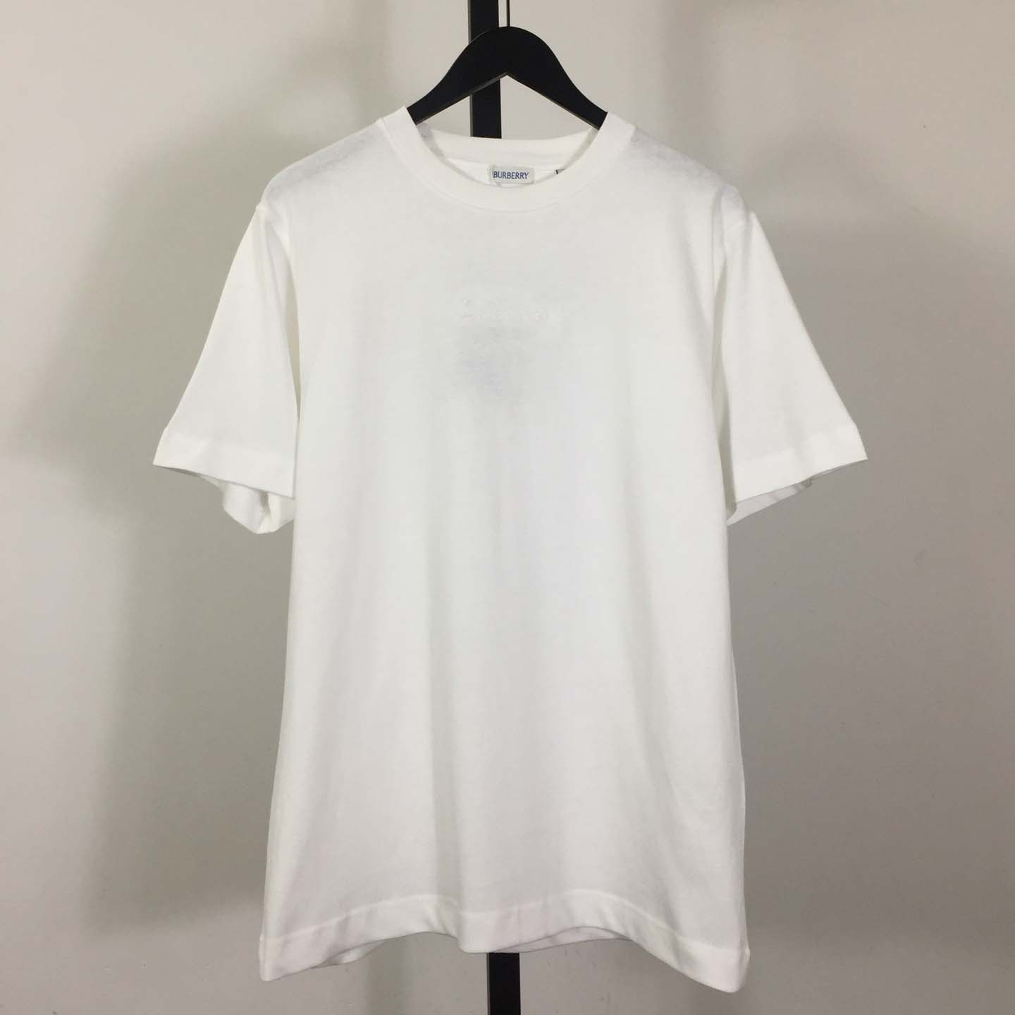 Burberry Check Cursive Logo Cotton T-shirt - DopestKickz