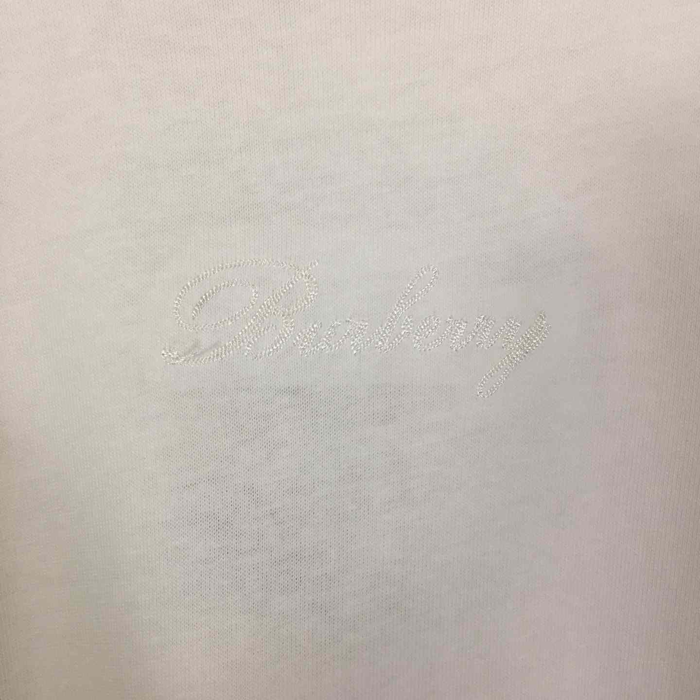 Burberry Check Cursive Logo Cotton T-shirt - DopestKickz