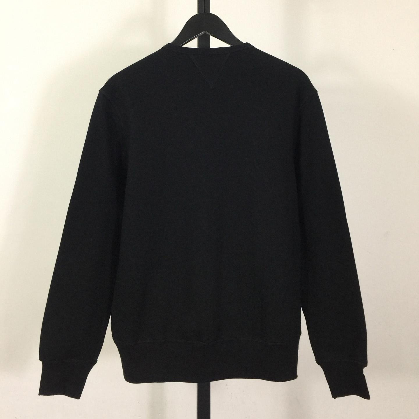 Ralph Lauren Black Cotton-blend Crewneck - DopestKickz