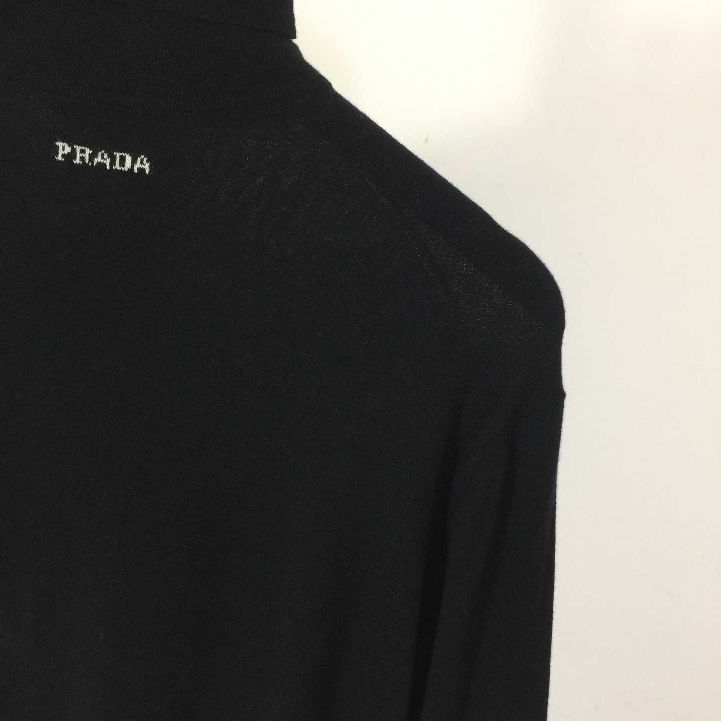 Prada Black Wool Turtleneck - DopestKickz