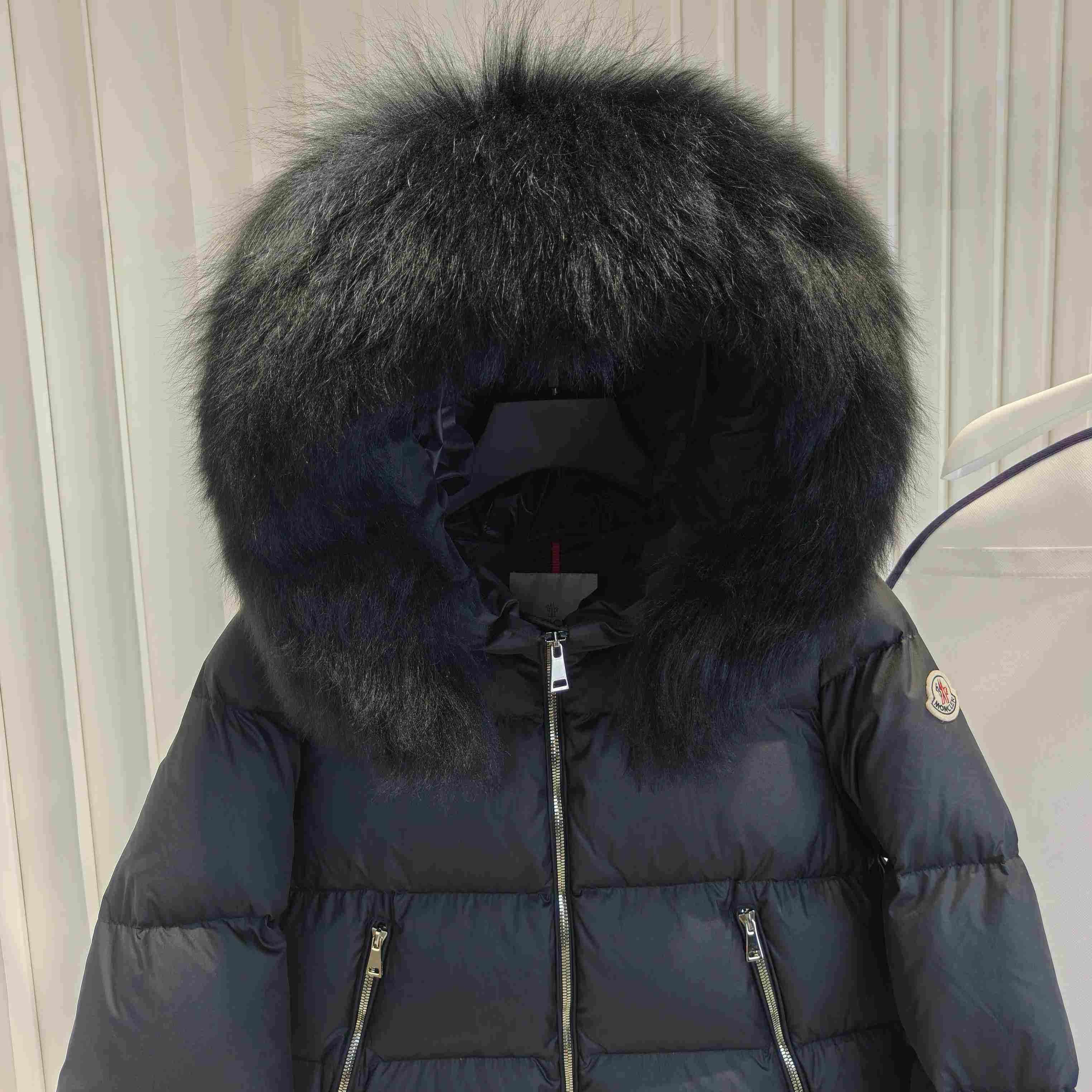 Moncler Laichefur Hooded Shearling-Trimmed Short Down Jacket - DopestKickz