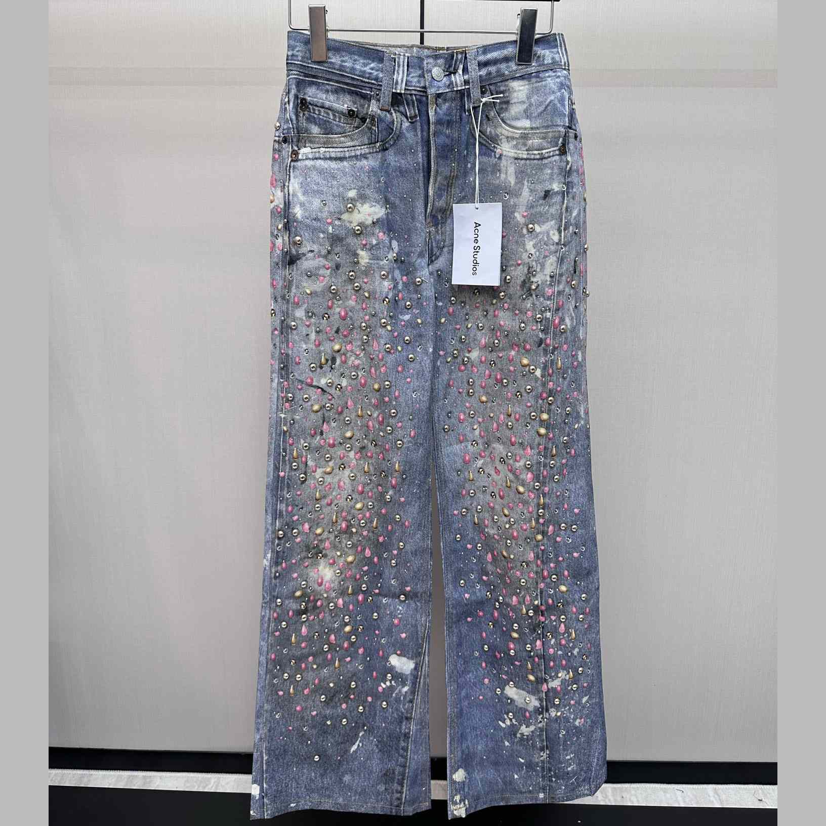 Acne Studios Loose Fit Denim Trousers - DopestKickz
