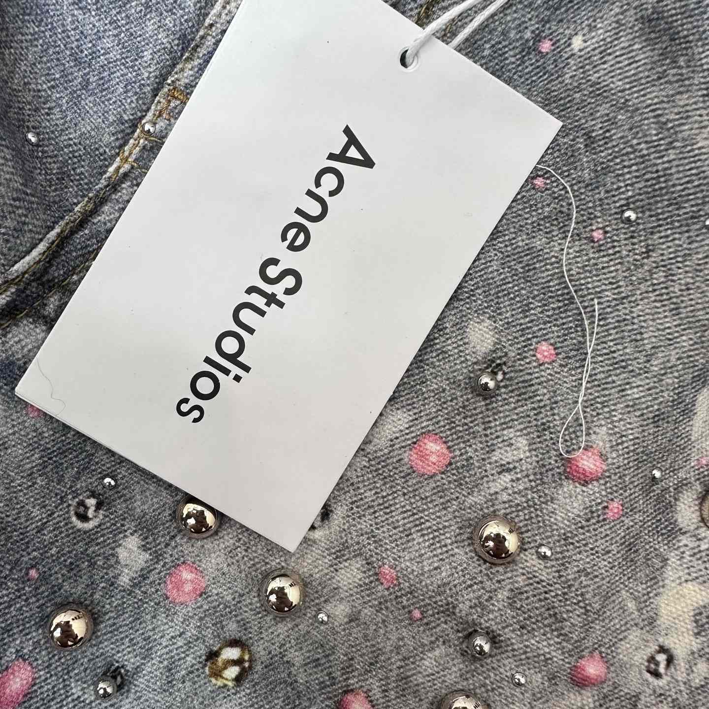 Acne Studios Loose Fit Denim Trousers - DopestKickz