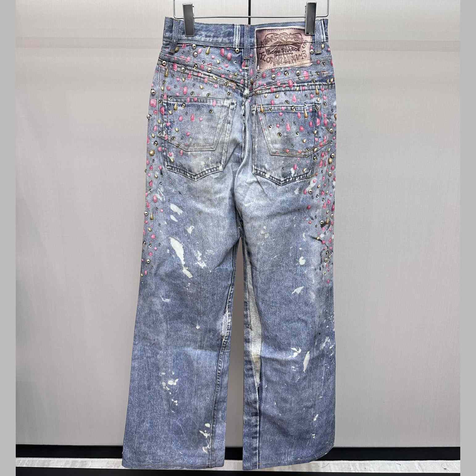 Acne Studios Loose Fit Denim Trousers - DopestKickz