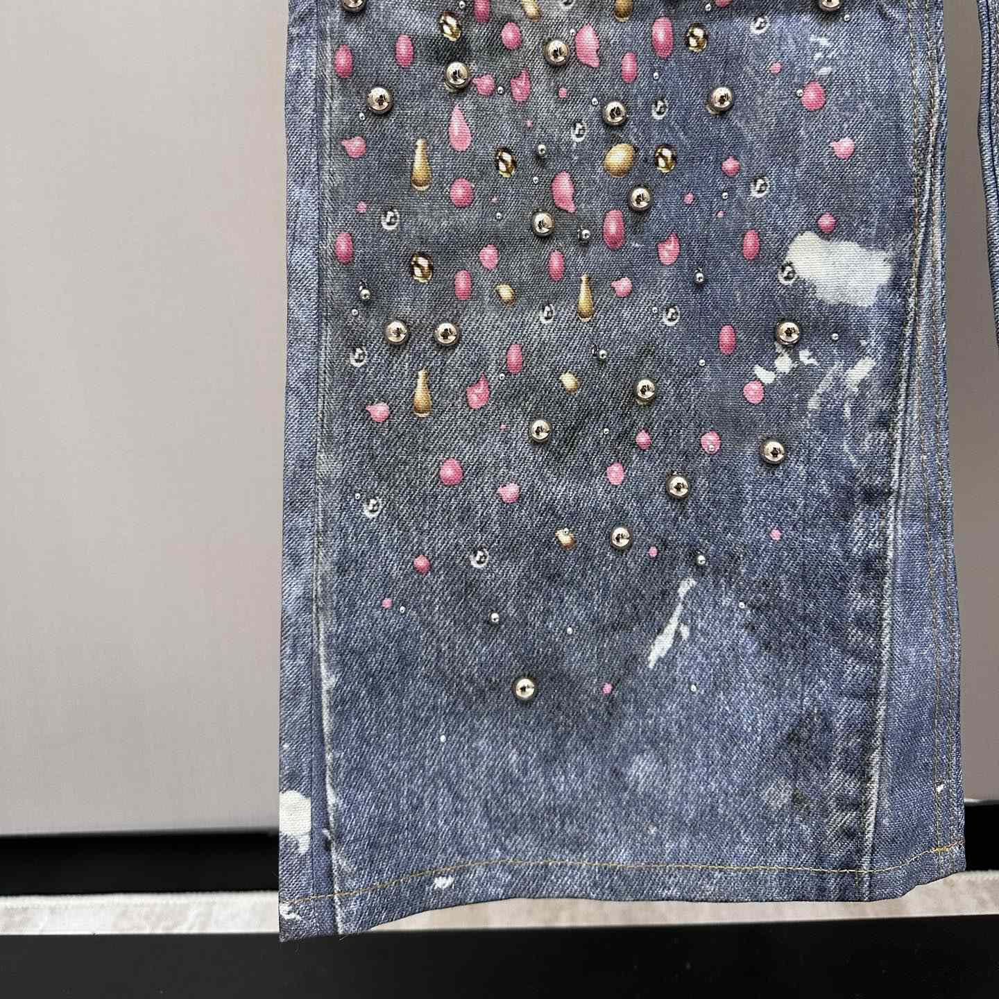 Acne Studios Loose Fit Denim Trousers - DopestKickz