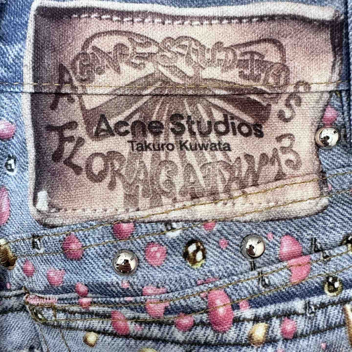 Acne Studios Loose Fit Denim Trousers - DopestKickz