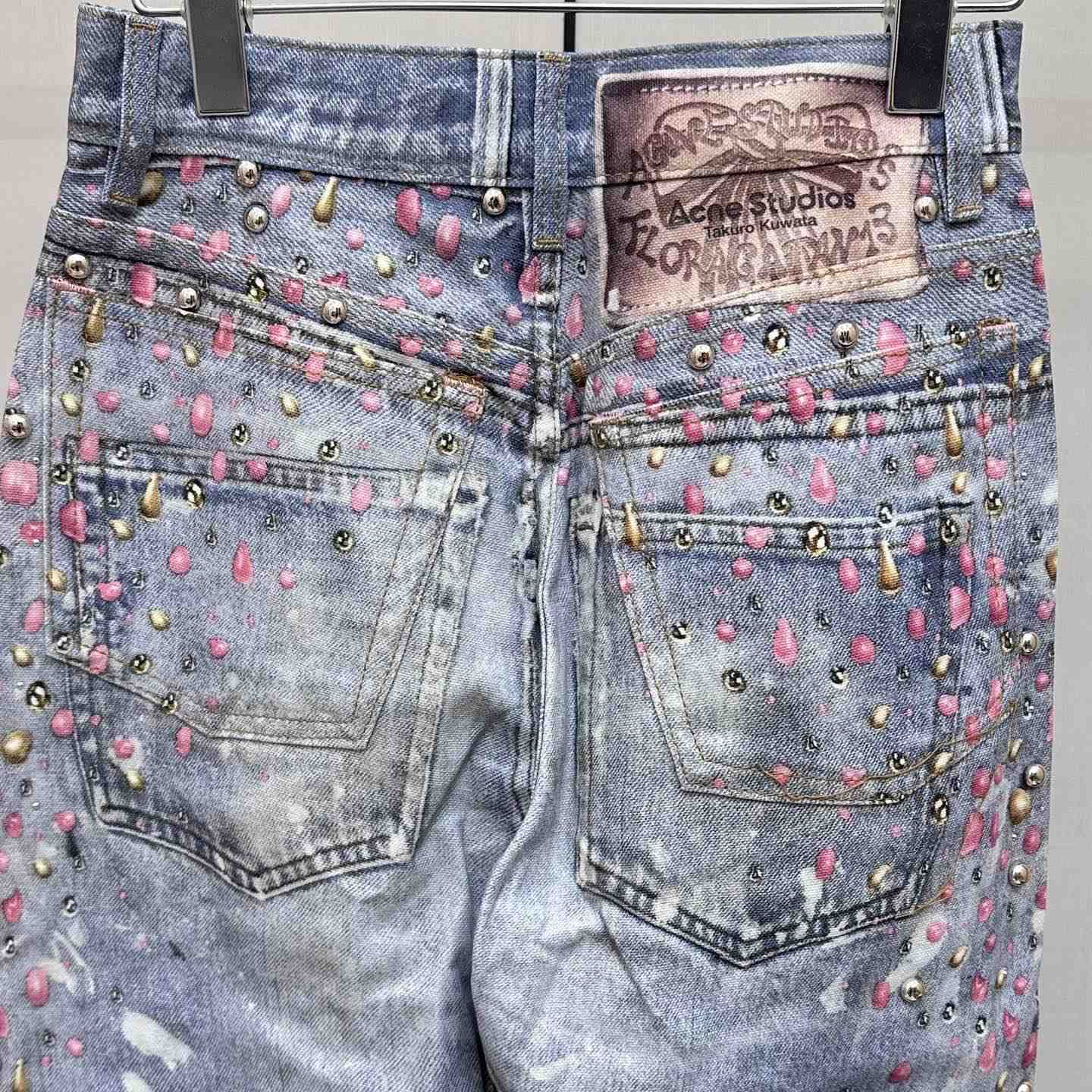 Acne Studios Loose Fit Denim Trousers - DopestKickz