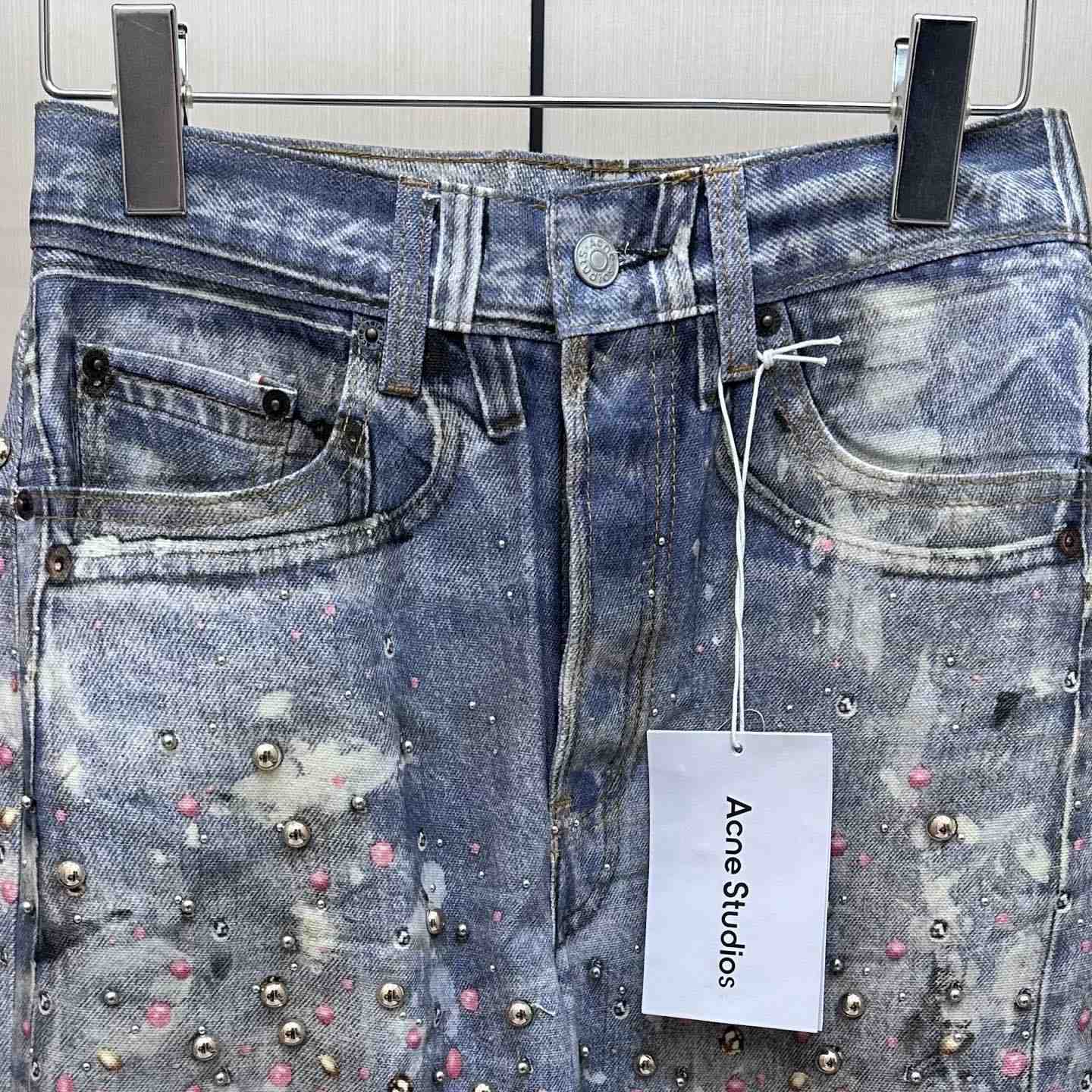 Acne Studios Loose Fit Denim Trousers - DopestKickz