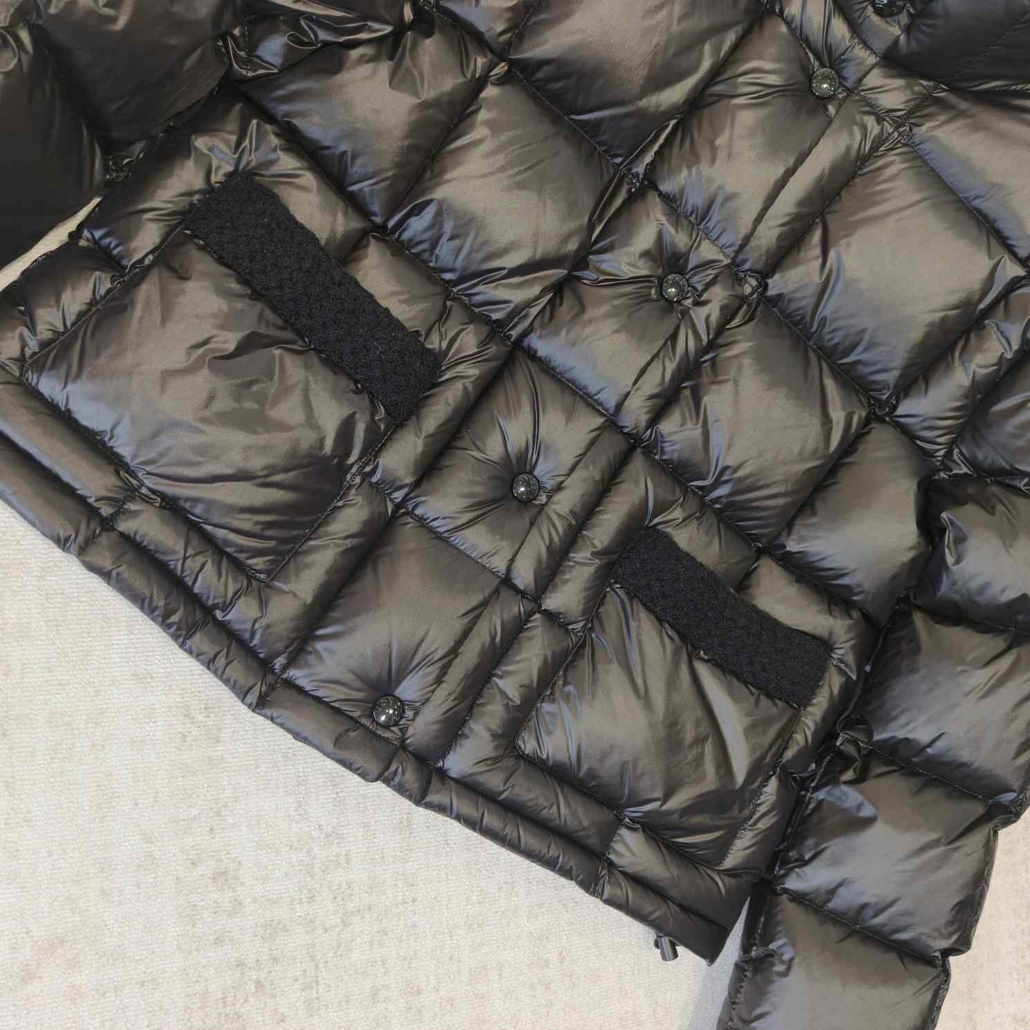 Moncler Jarcieu Braided Trim Short Down Jacket  - DopestKickz