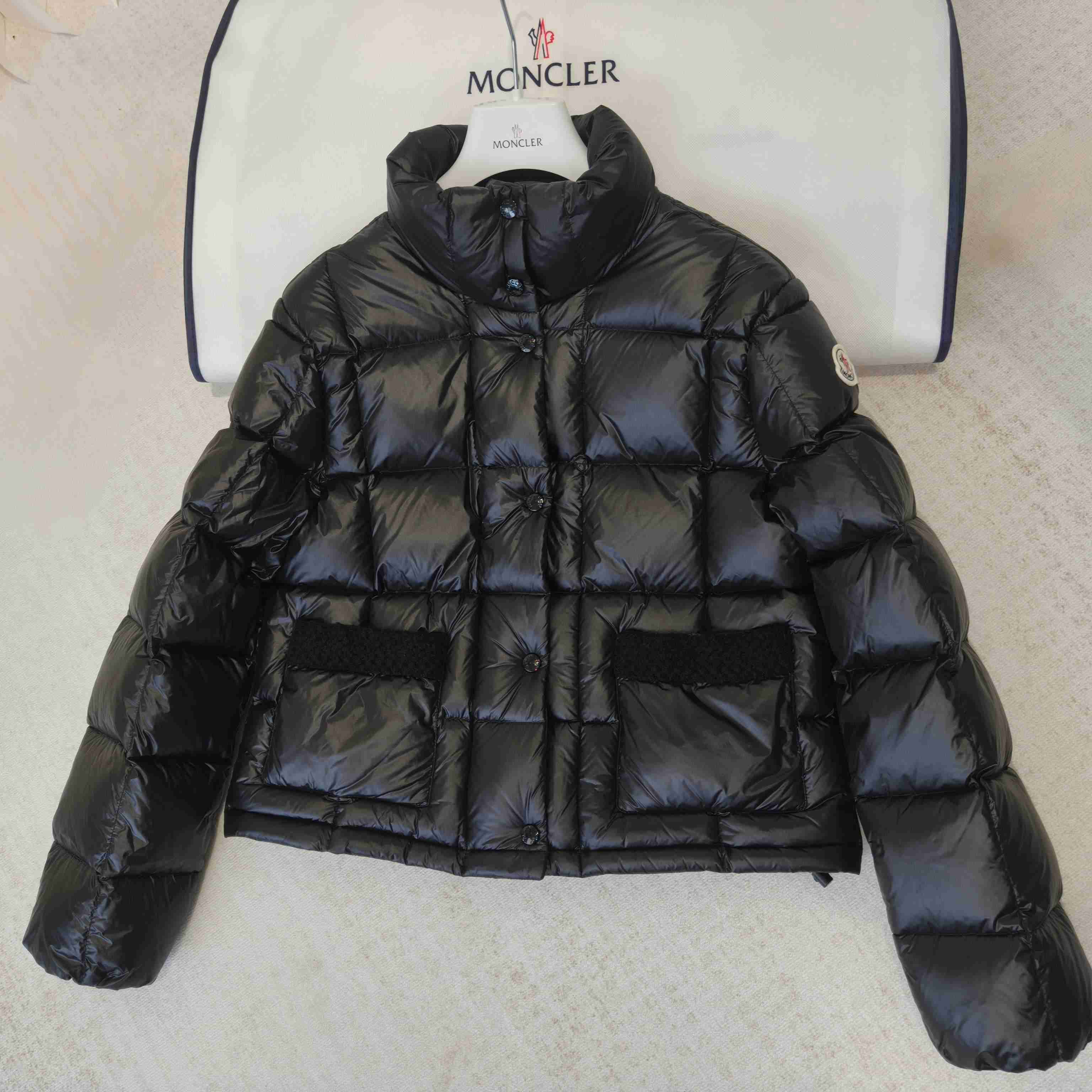 Moncler Jarcieu Braided Trim Short Down Jacket  - DopestKickz