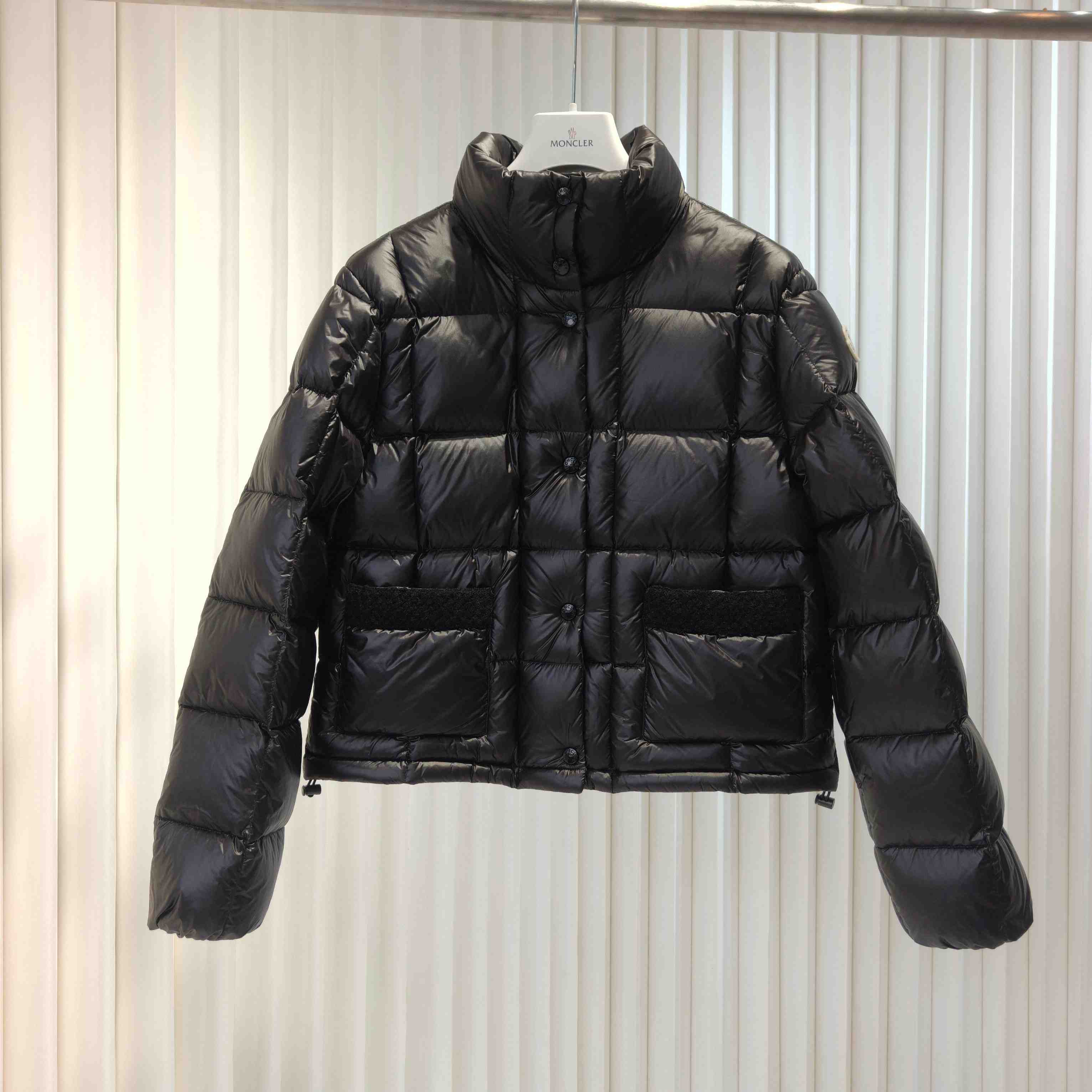 Moncler Jarcieu Braided Trim Short Down Jacket  - DopestKickz