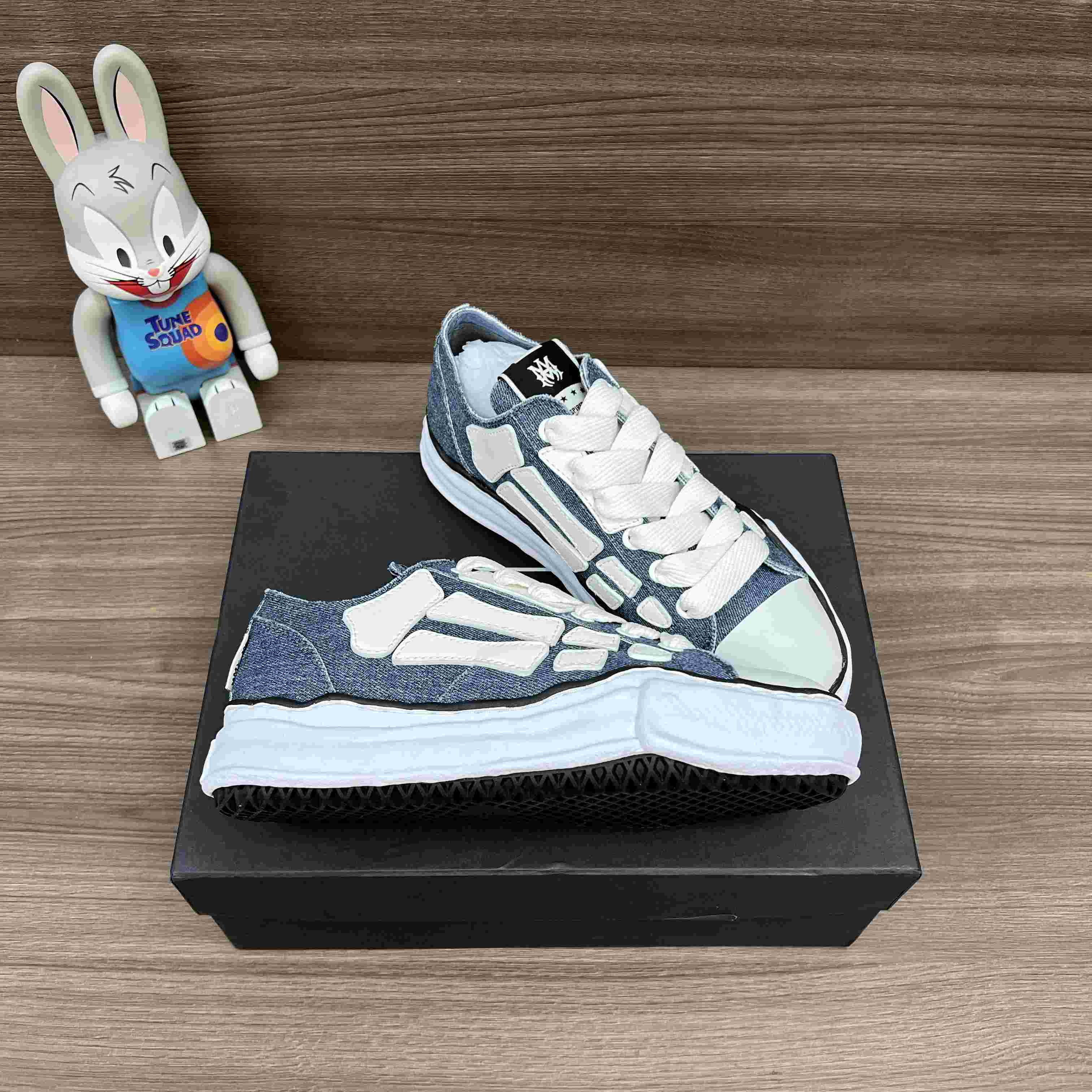 Maison Mihara Yasuhiro x Amiri Skel-Top Low Sneakers - DopestKickz