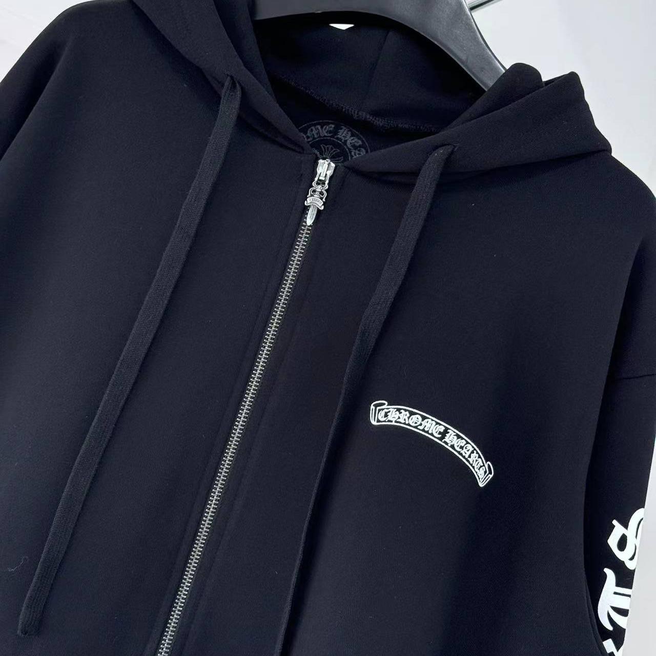 Chrome Hearts Zip Up Hoodie - DopestKickz