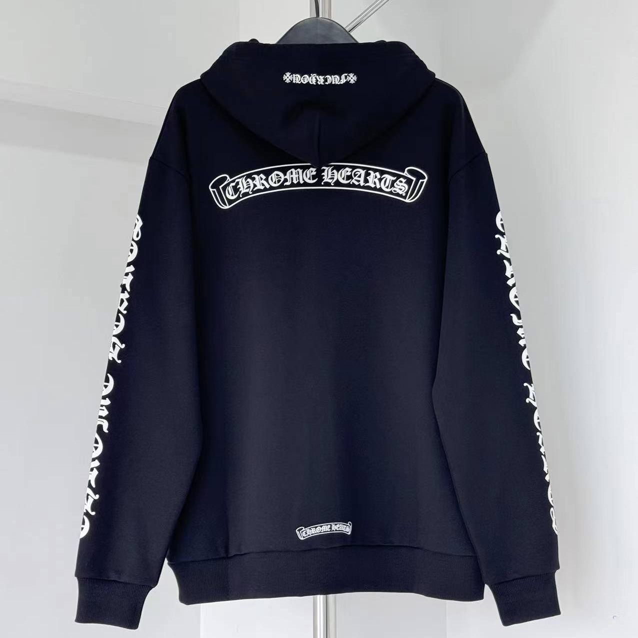 Chrome Hearts Zip Up Hoodie - DopestKickz