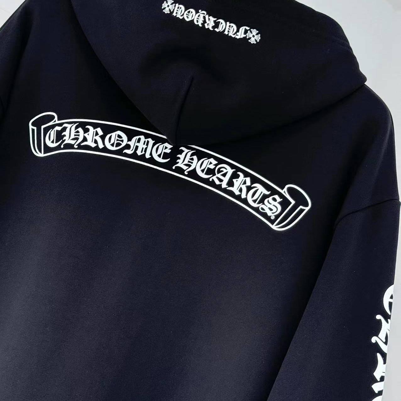 Chrome Hearts Zip Up Hoodie - DopestKickz
