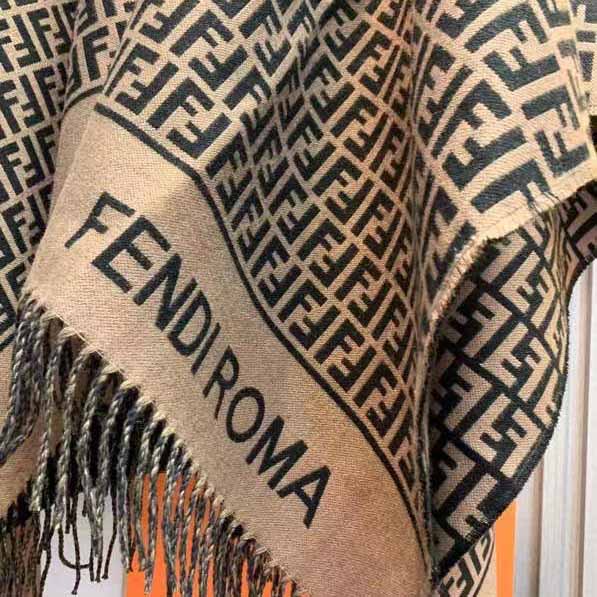 Fendi FF monogram poncho - DopestKickz