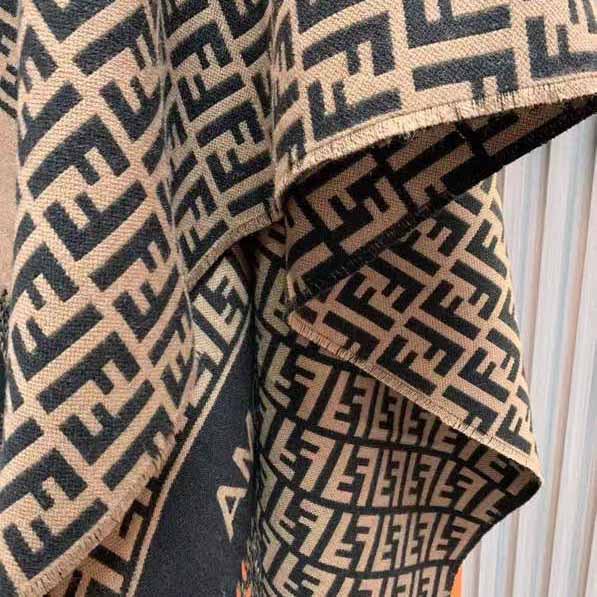 Fendi FF monogram poncho - DopestKickz
