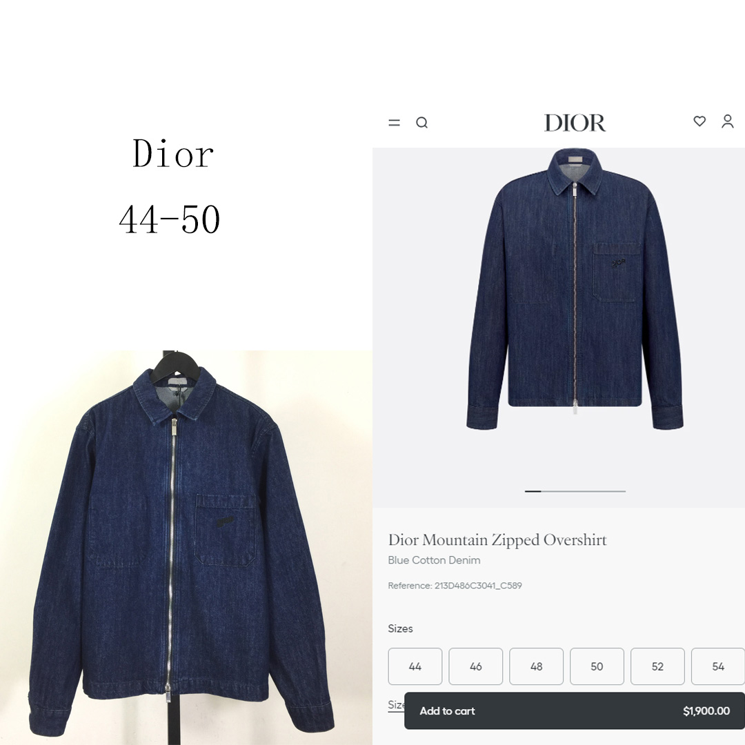 Dior Mountain Zipped Overshirt  - DopestKickz