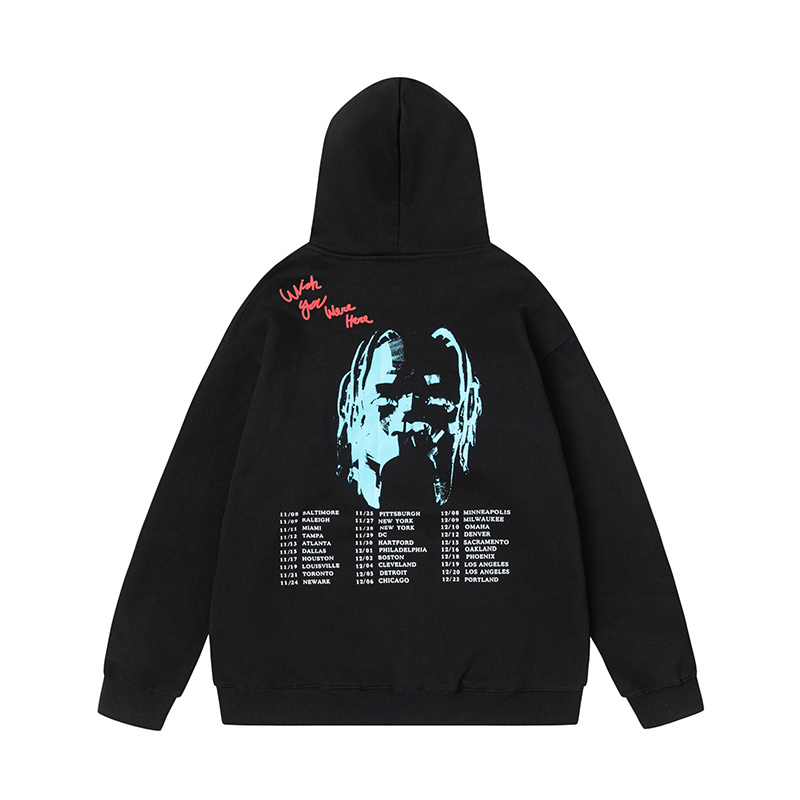 Travis Scott Astroworld Tour Launch Hoodie In Black - DopestKickz