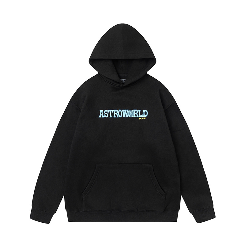 Travis Scott Astroworld Tour Launch Hoodie In Black - DopestKickz