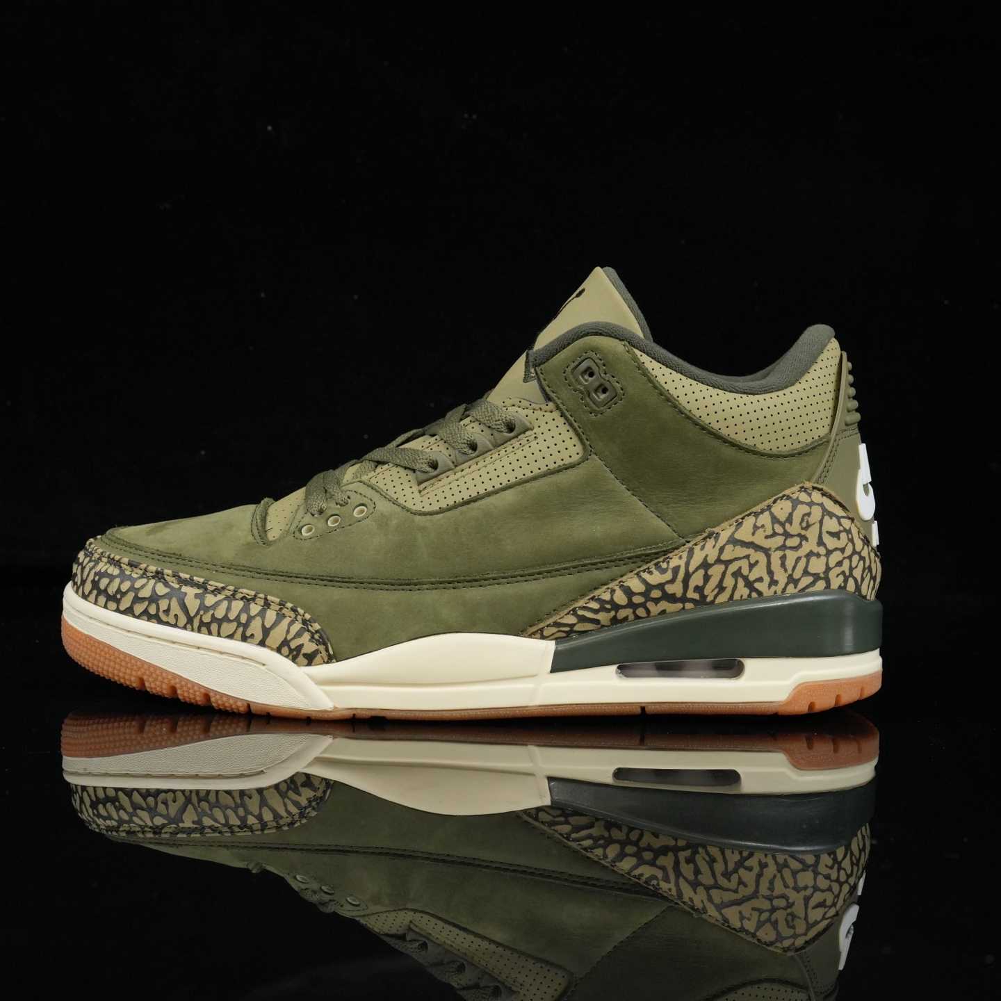 Air Jordan 3 “Medium Olive” Retro Lifestyle Sneakers DN3707-202 - DopestKickz