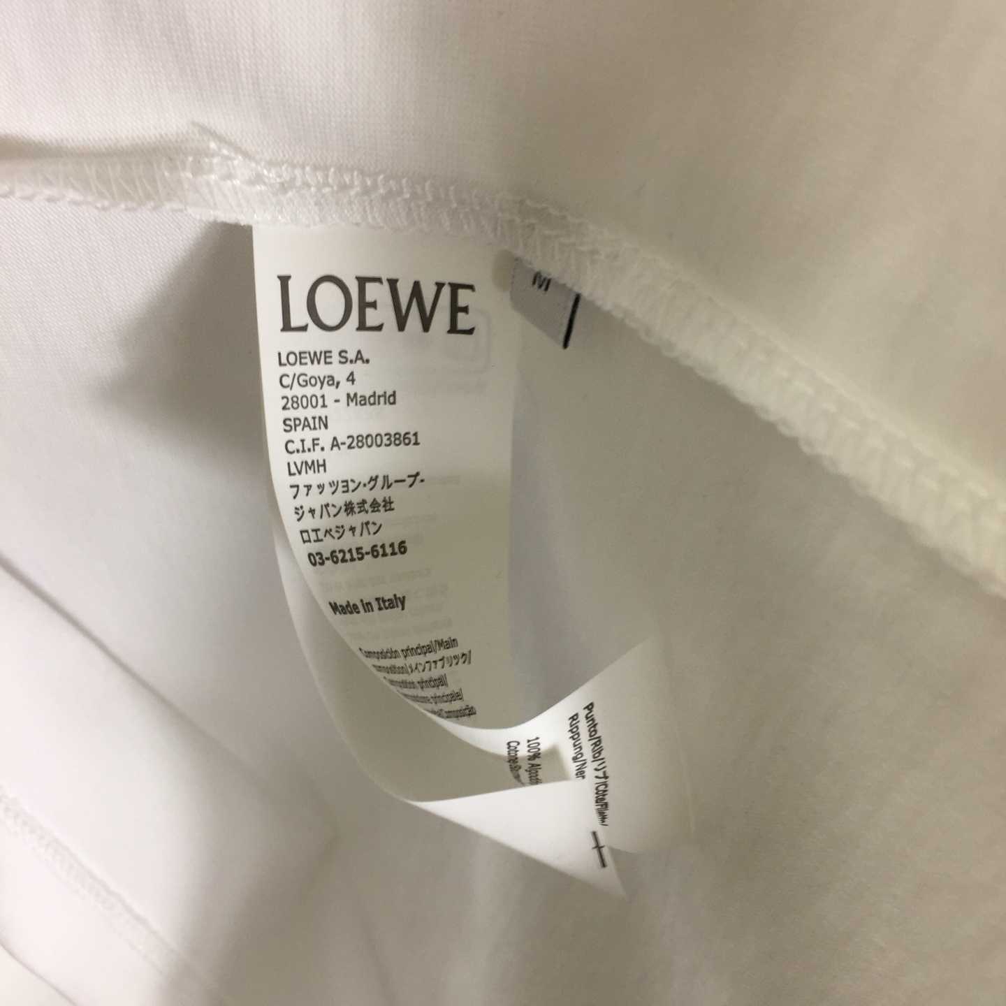 Loewe Relaxed Fit T-shirt In Cotton - DopestKickz