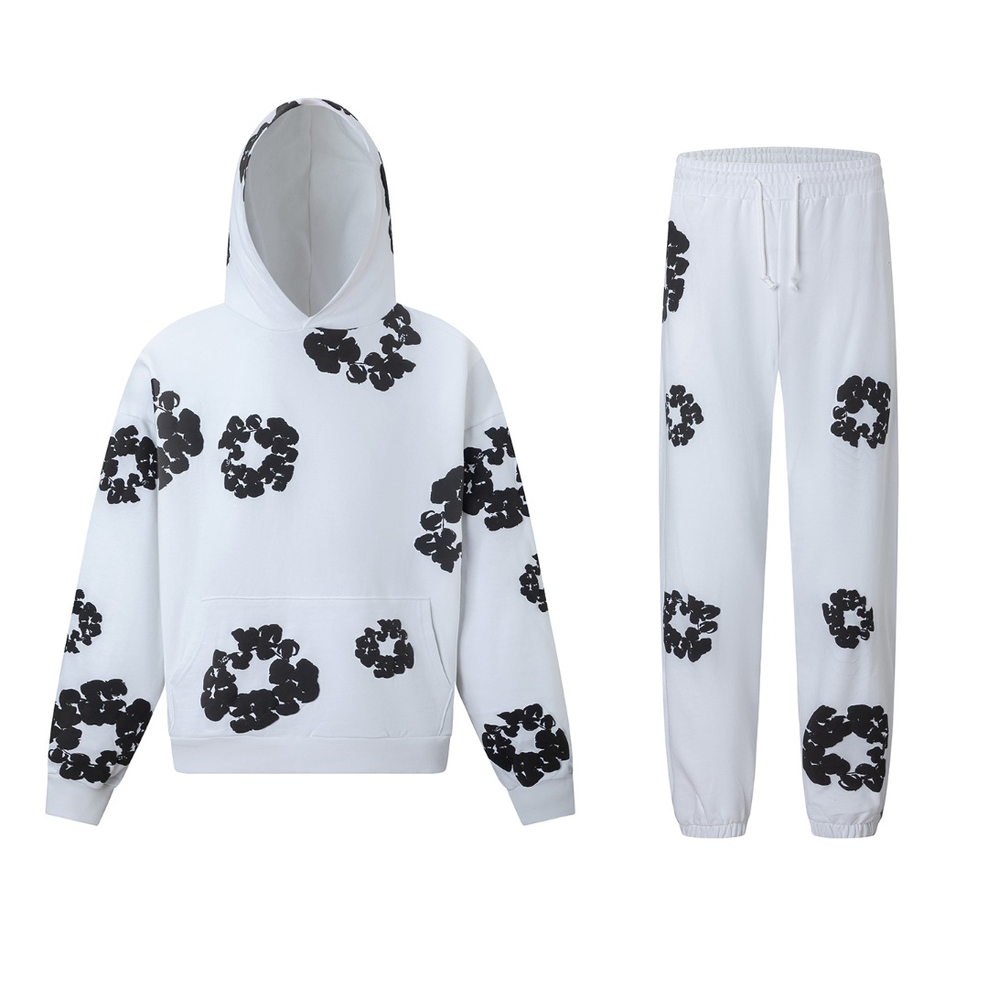 Denim Tears Cotton Hoodie And Sweatpant - DopestKickz