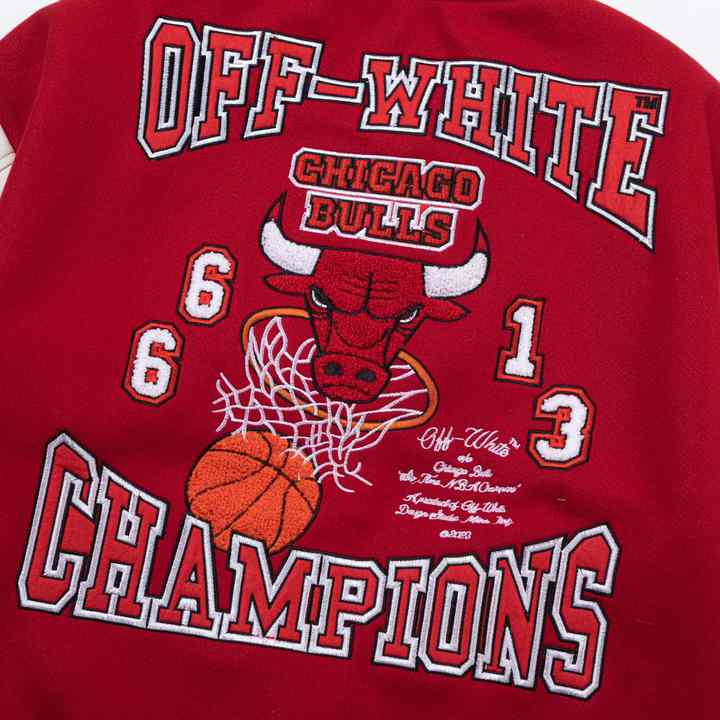 Off-White™ c/o Chicago Bulls Red Varsity - DopestKickz