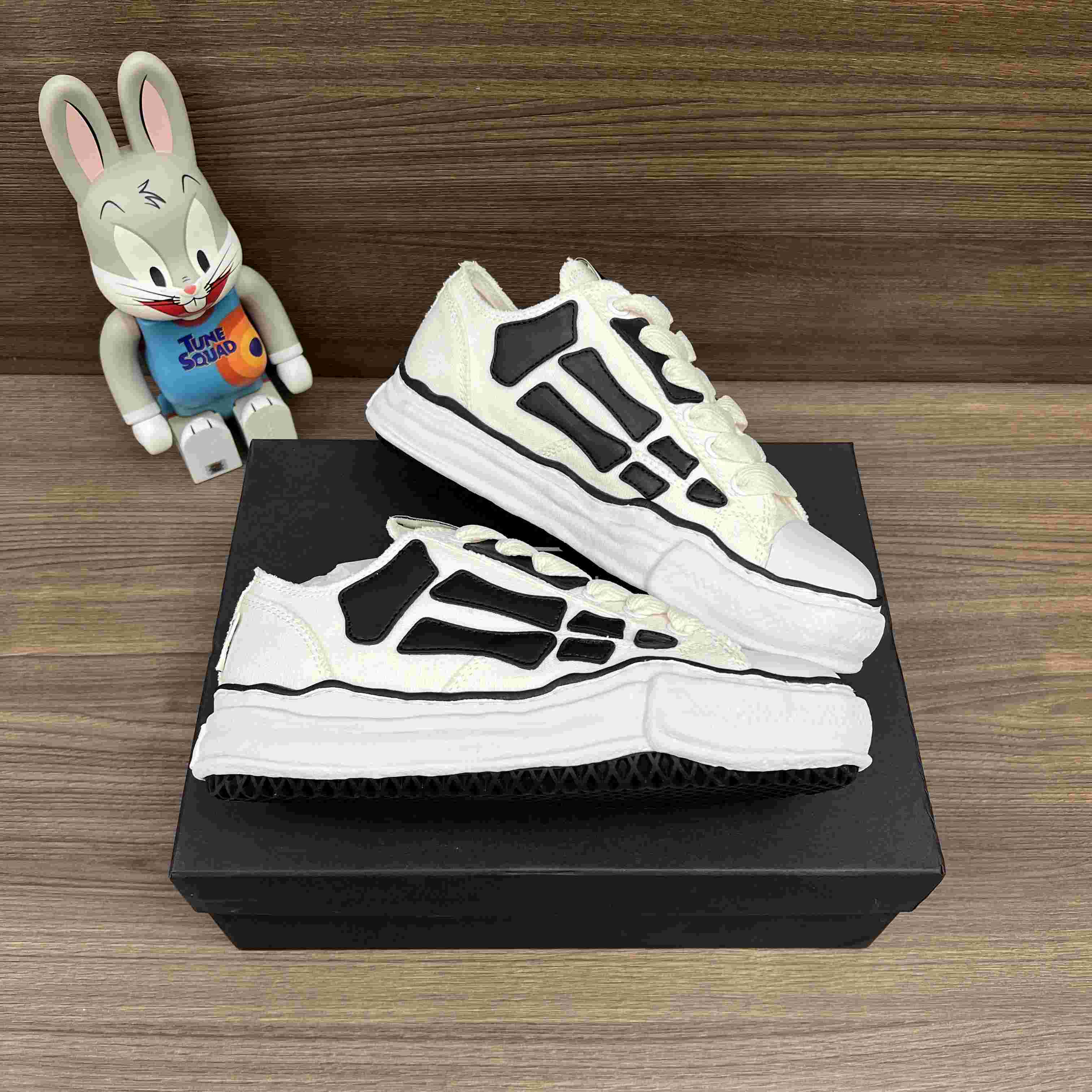 Maison Mihara Yasuhiro x Amiri Skel-Top Low Sneakers - DopestKickz