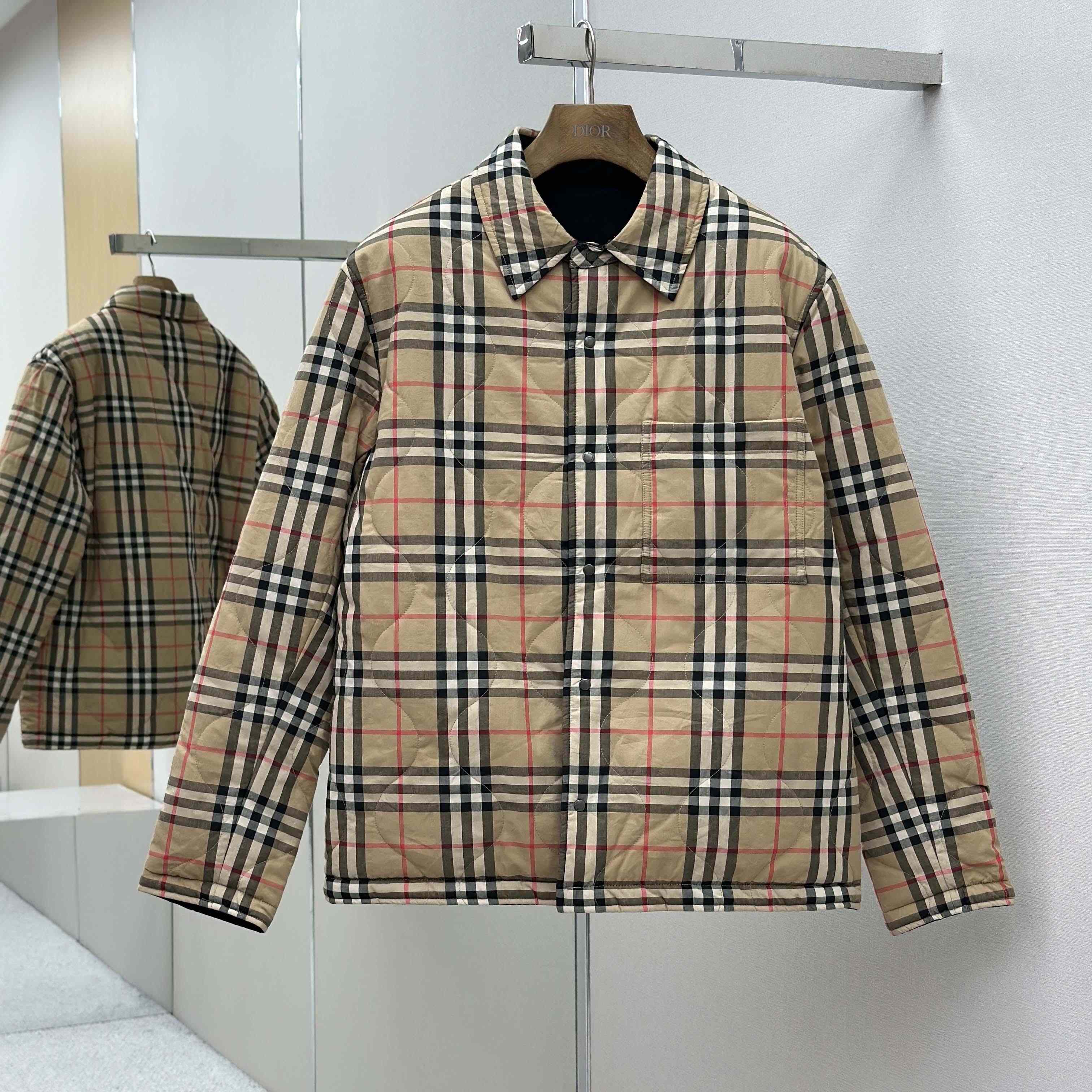 Burberry Reversible Vintage Check Jacket - DopestKickz