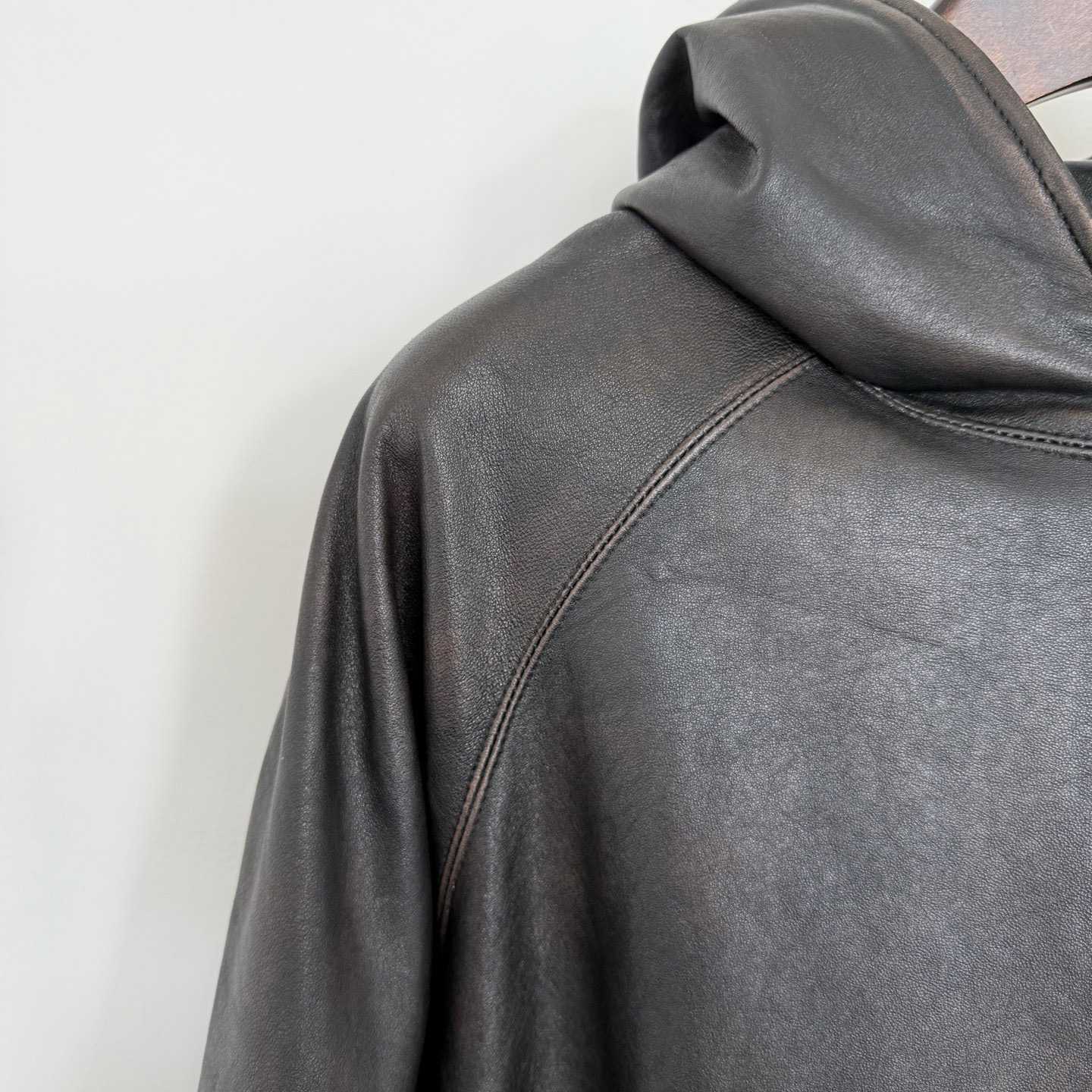 Prada Leather Hoodie - DopestKickz