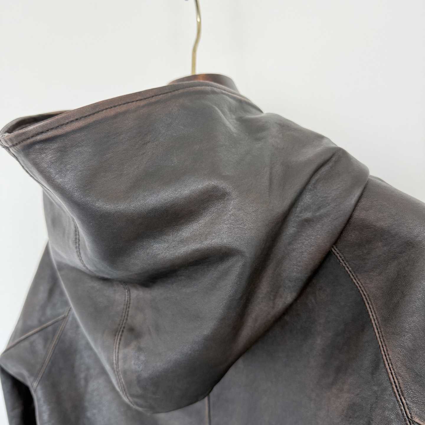 Prada Leather Hoodie - DopestKickz