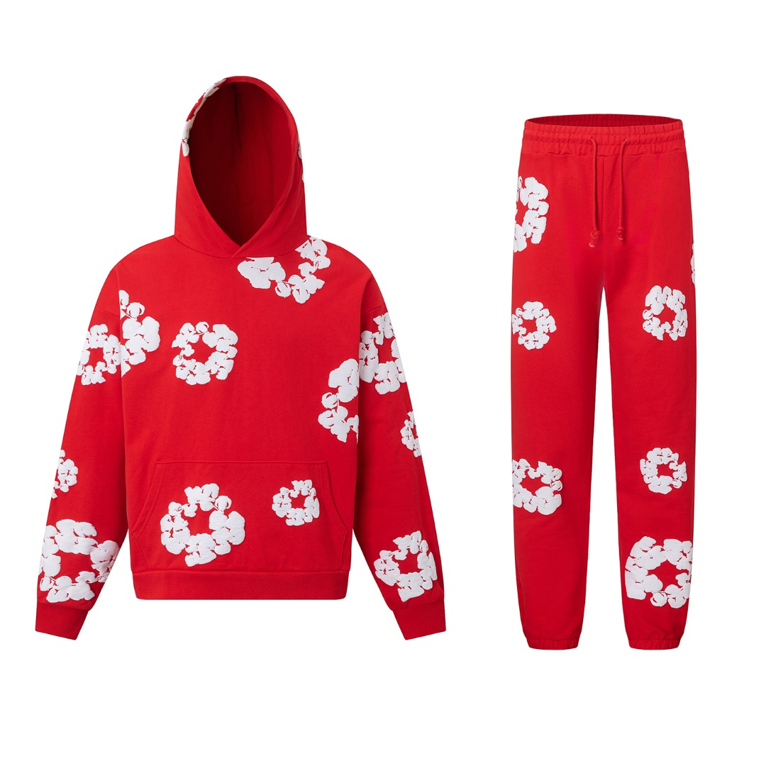 Denim Tears Cotton Hoodie And Sweatpant - DopestKickz