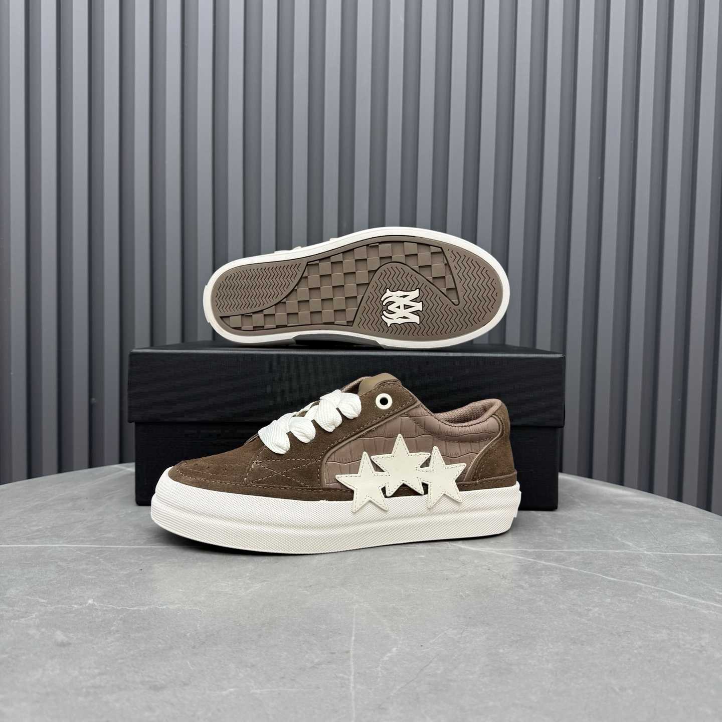 Amiri Star-embellished Suede Trainers - DopestKickz