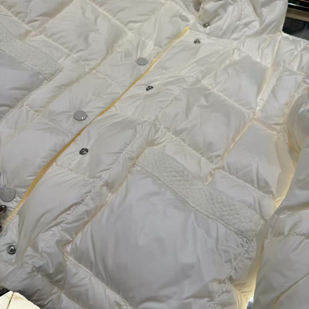 Moncler Jarcieu Braided Trim Short Down Jacket  - DopestKickz