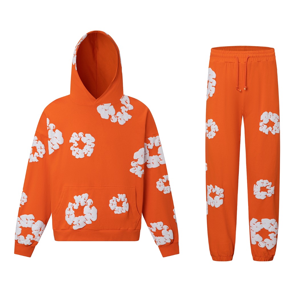 Denim Tears Cotton Hoodie And Sweatpant - DopestKickz