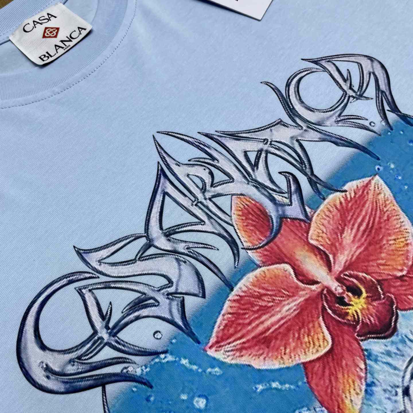 Casablanca Blades Oversized Short Sleeve T-Shirt   C1085 - DopestKickz