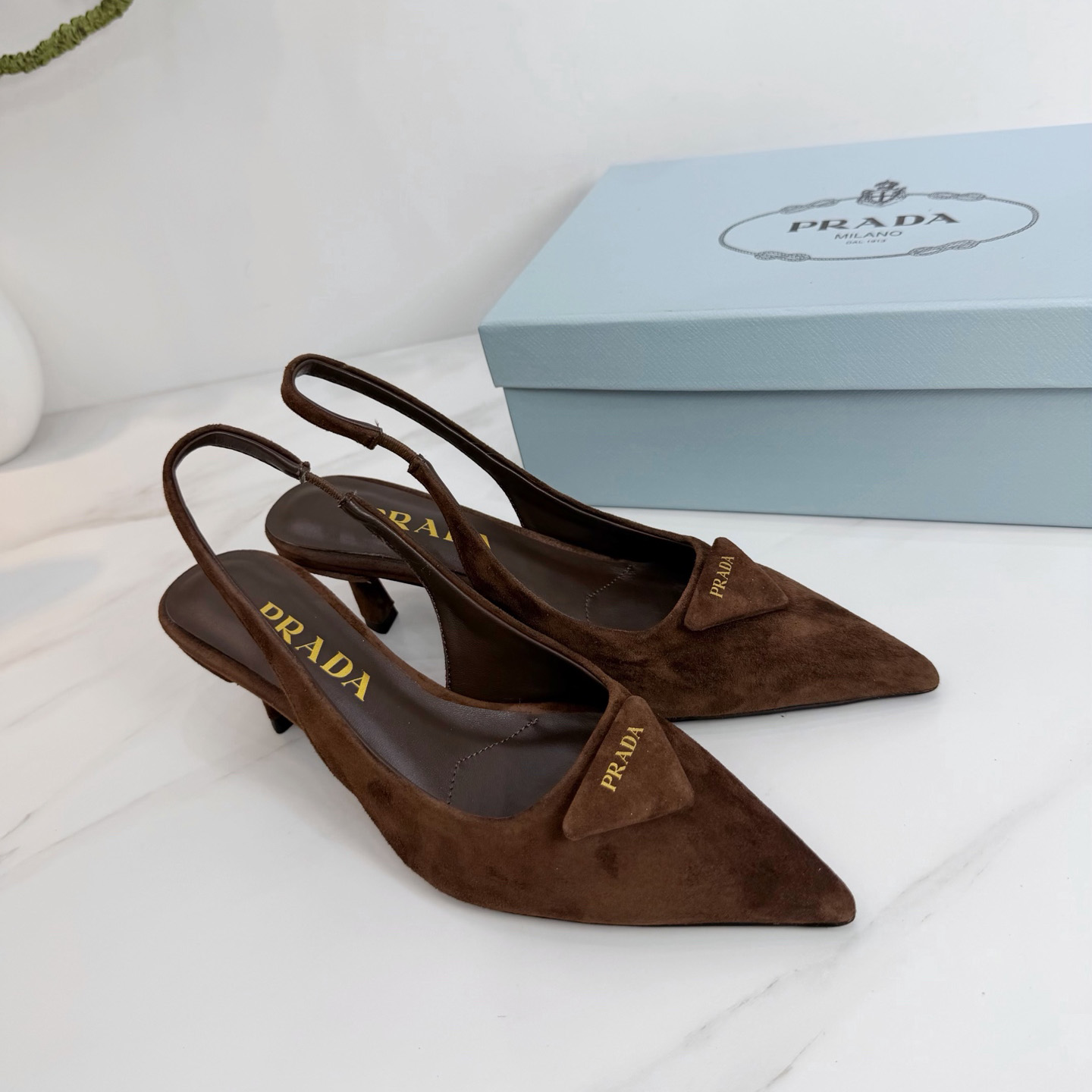 Prada Suede Pumps  5.5cm - DopestKickz