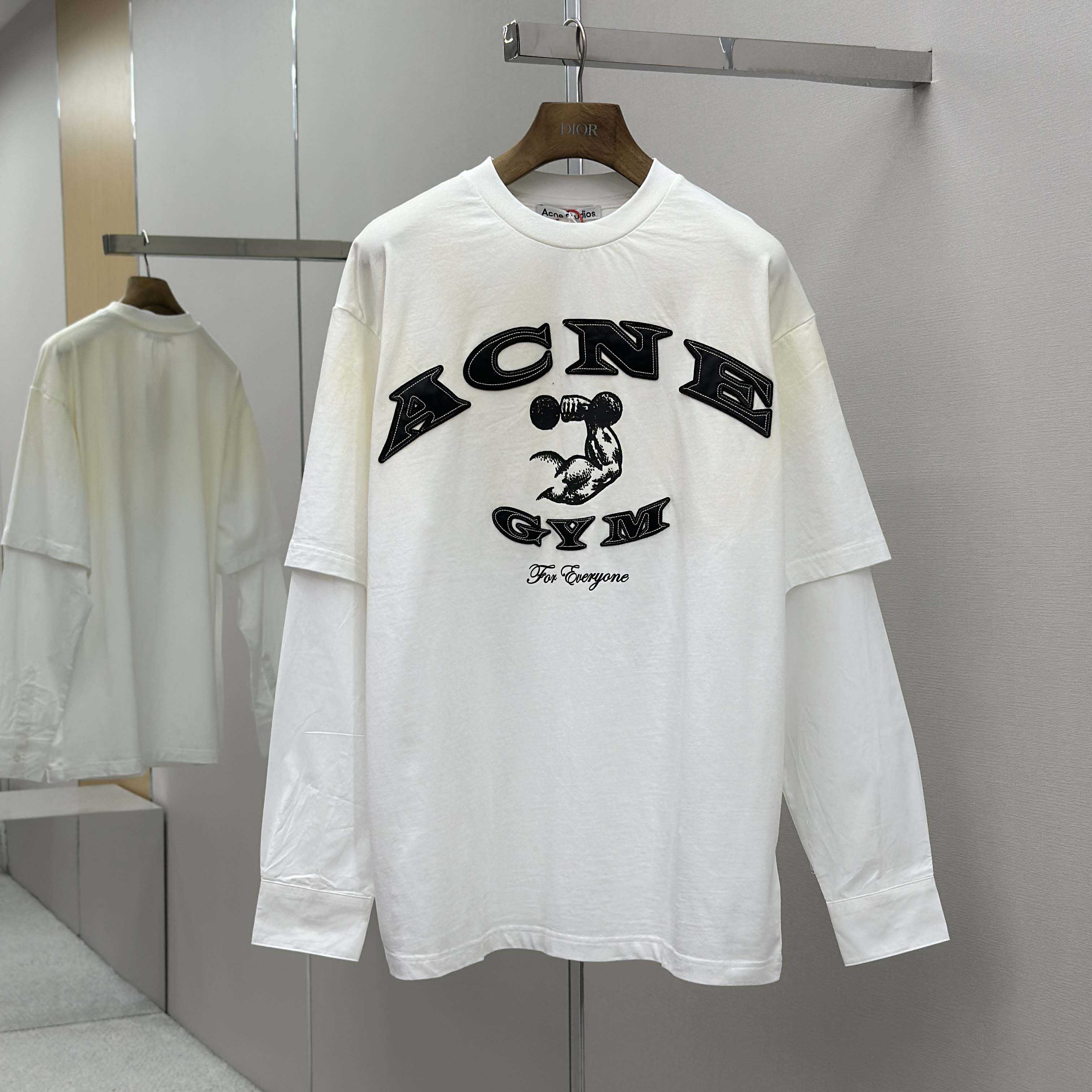 Acne Studios Layered Logo T-shirt - DopestKickz