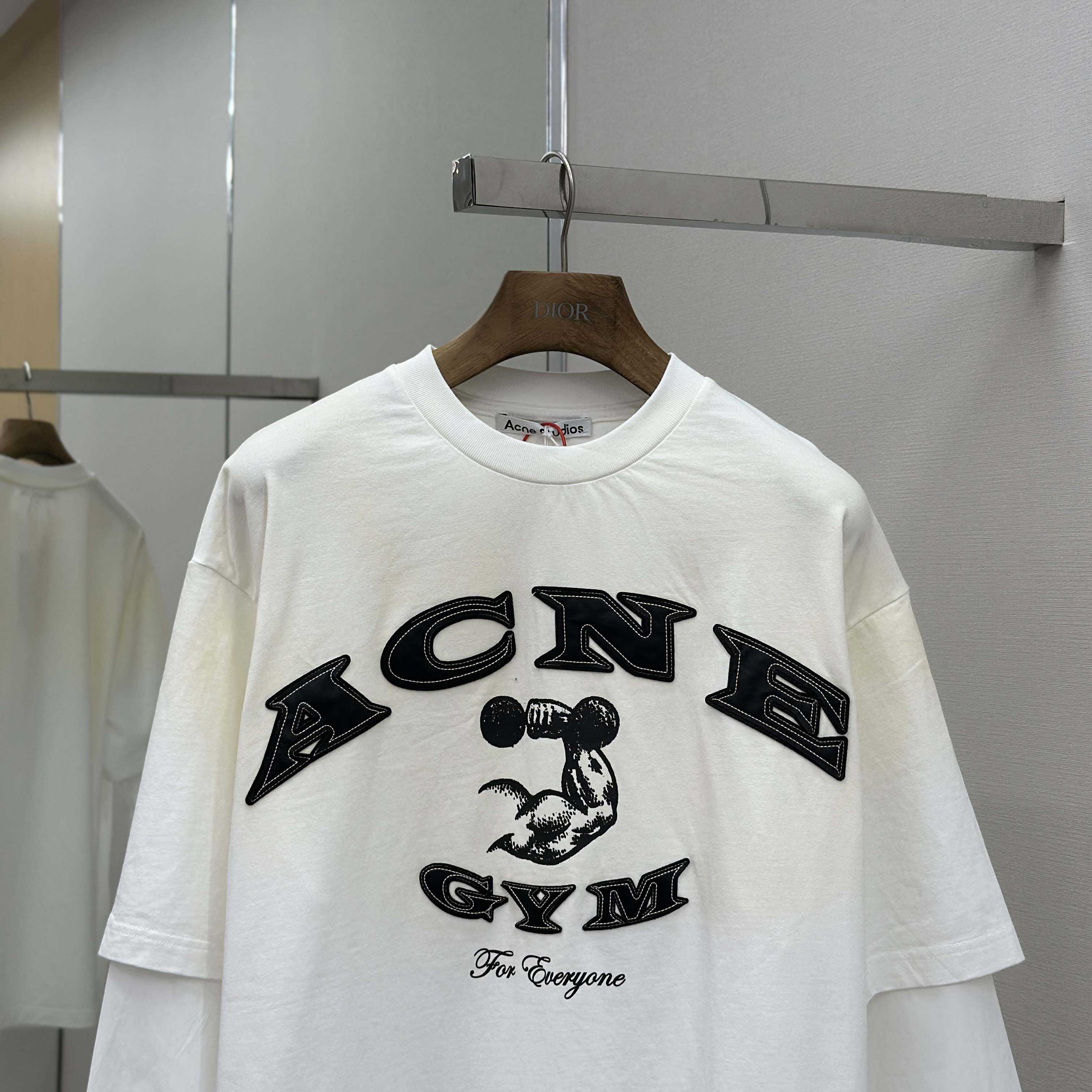 Acne Studios Layered Logo T-shirt - DopestKickz