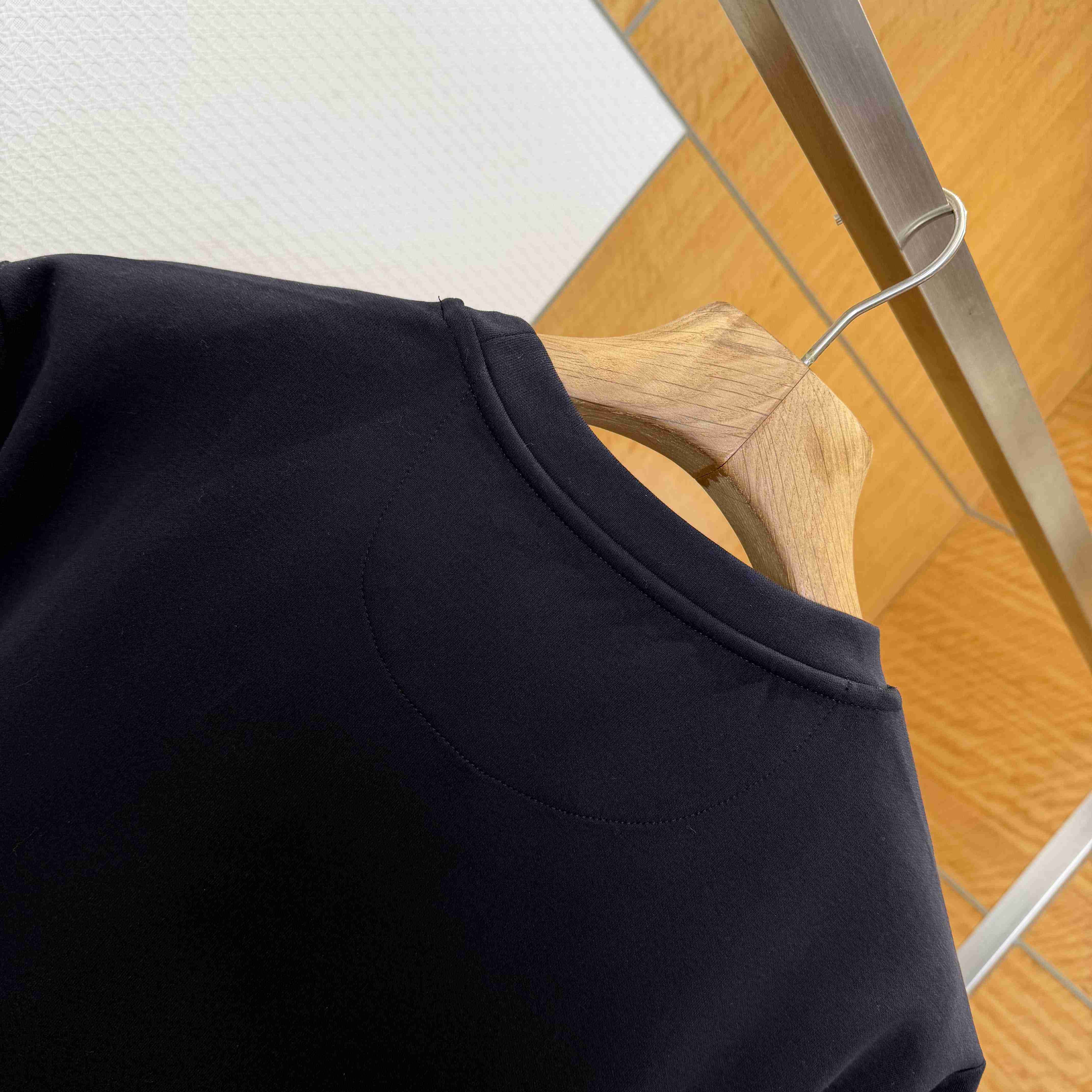 Fendi Dark Blue Cotton T-shirt - DopestKickz