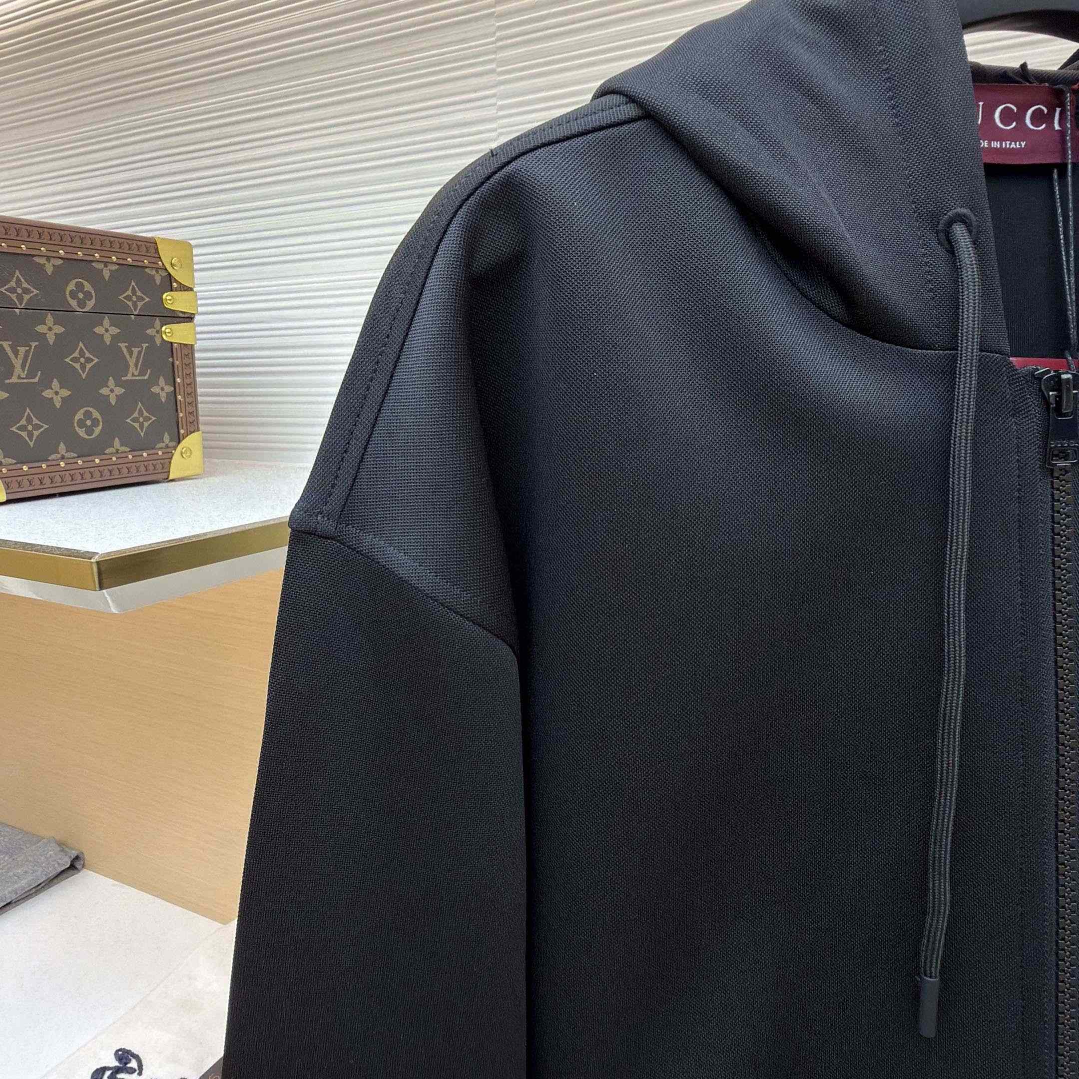 Gucci Technical Jersey Hooded Zip Jacket - DopestKickz